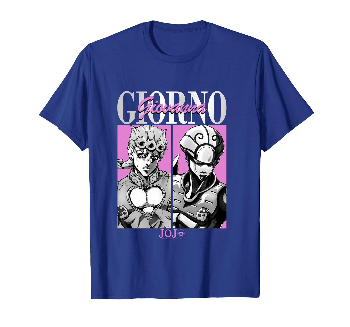 JoJo's Bizarre Adventure Giorno & Golden Wind Panels Anime Long Sleeve T-Shirt