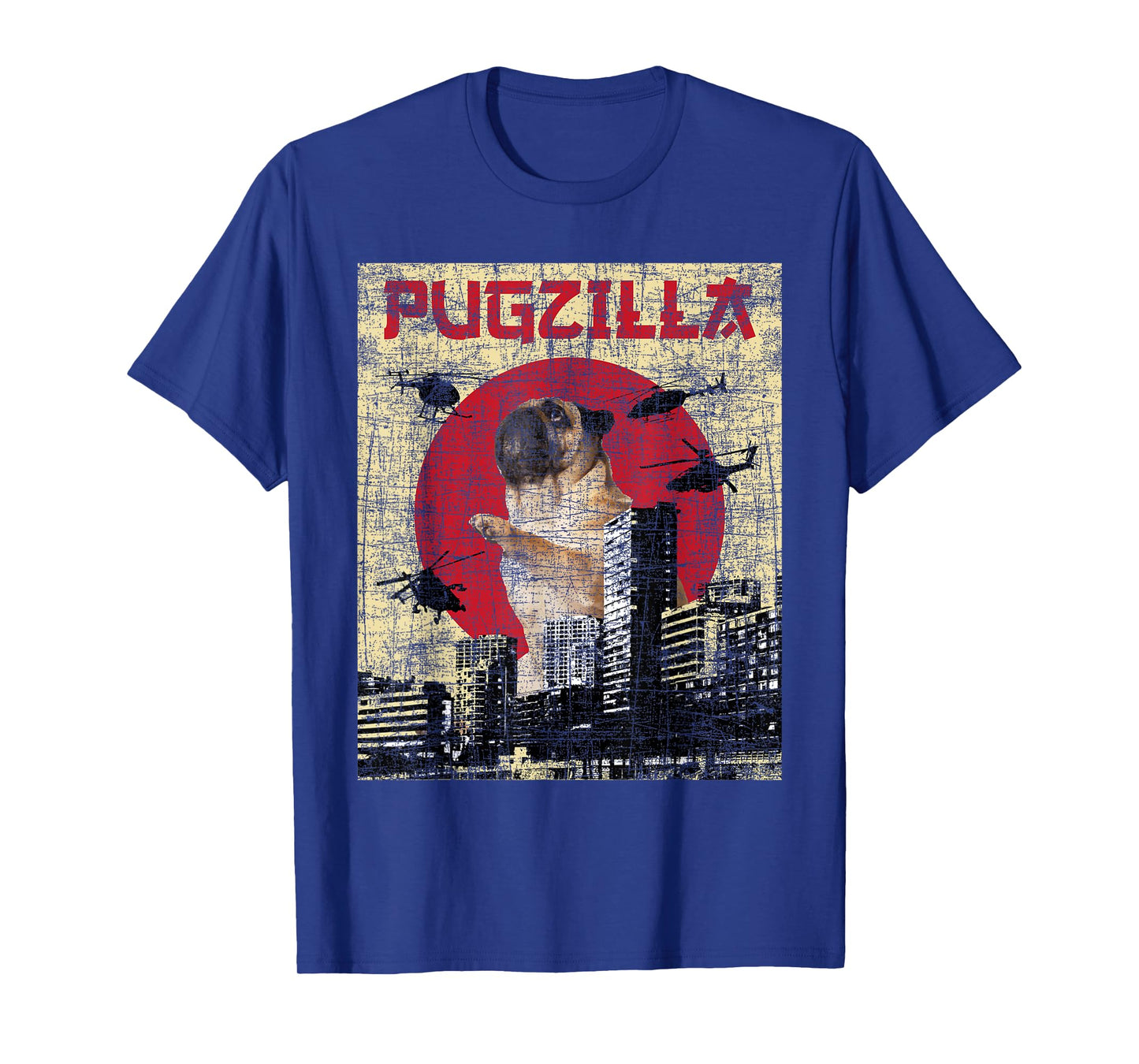 Pugzilla - Dog Lover Puppy Trainer Animal Pet Breeder T-Shirt