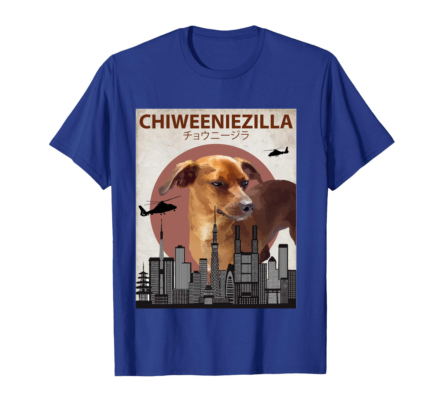 Chiweeniezilla Funny Chiweenie T-Shirt | Dog Lovers Gift