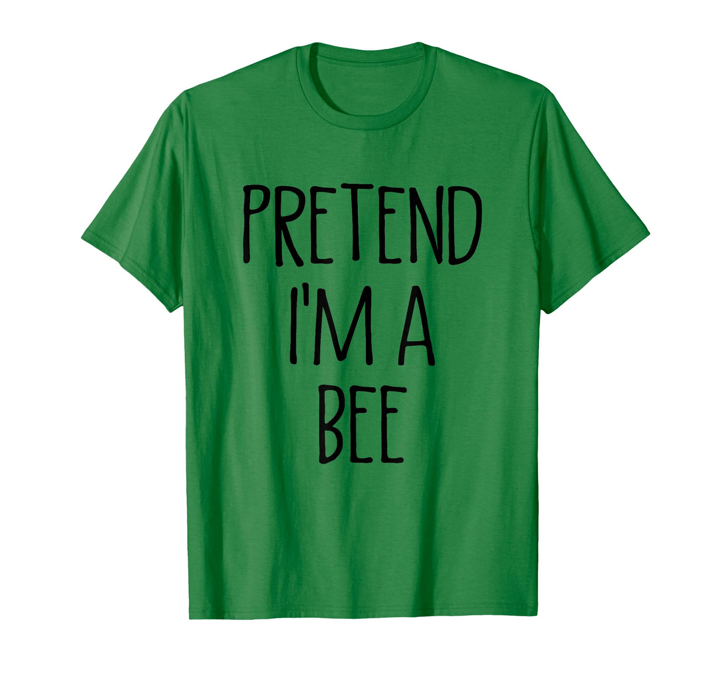 Pretend I'm A Bee Funny Easy Lazy Halloween Costume T-Shirt