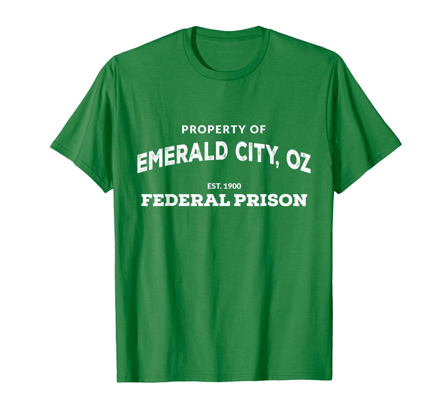 Wizard of Oz Emerald City Federal Prison Halloween Costume T-Shirt