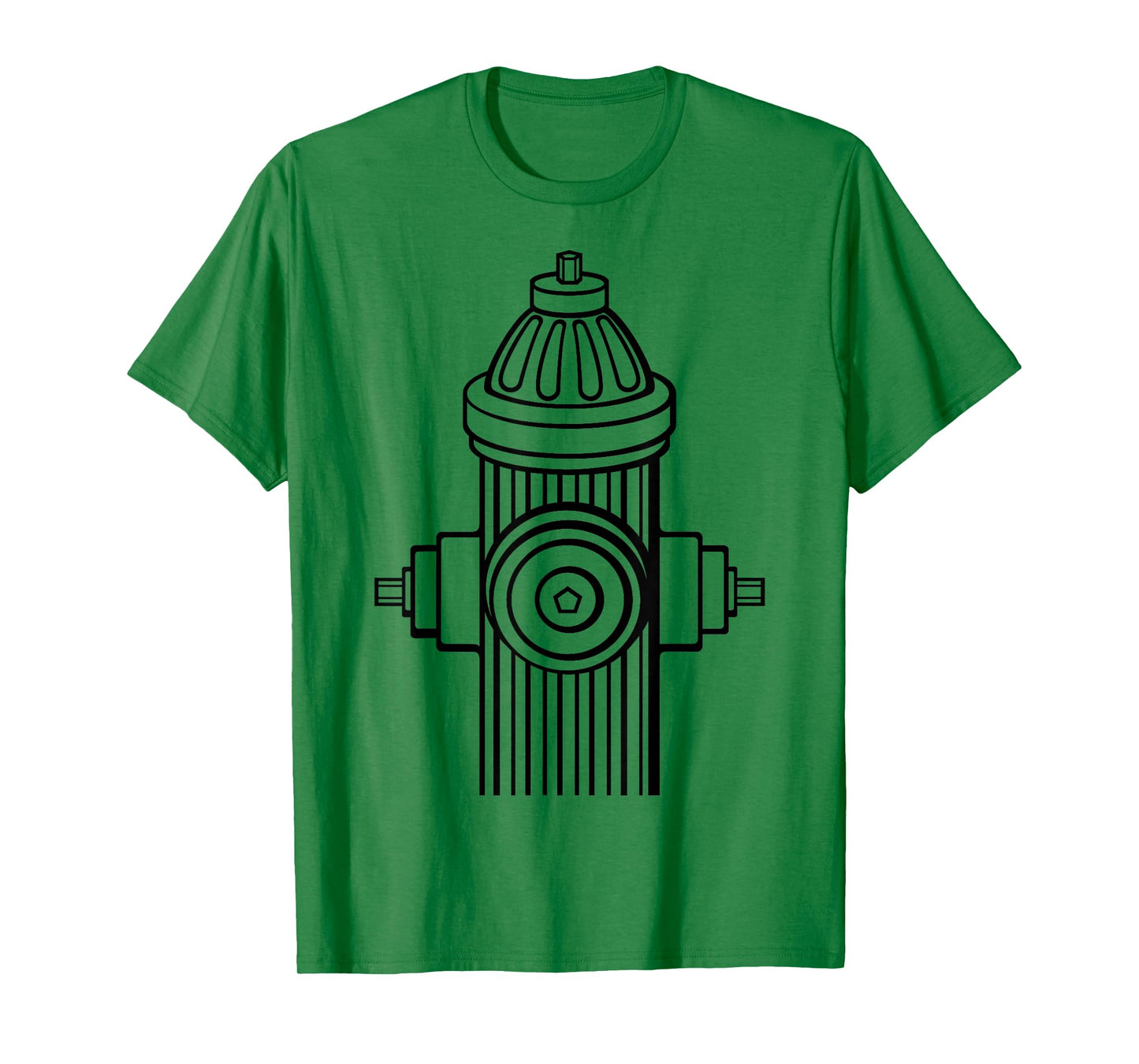 Fire Hydrant - Lazy Halloween Costume Firefighter Fireman T-Shirt