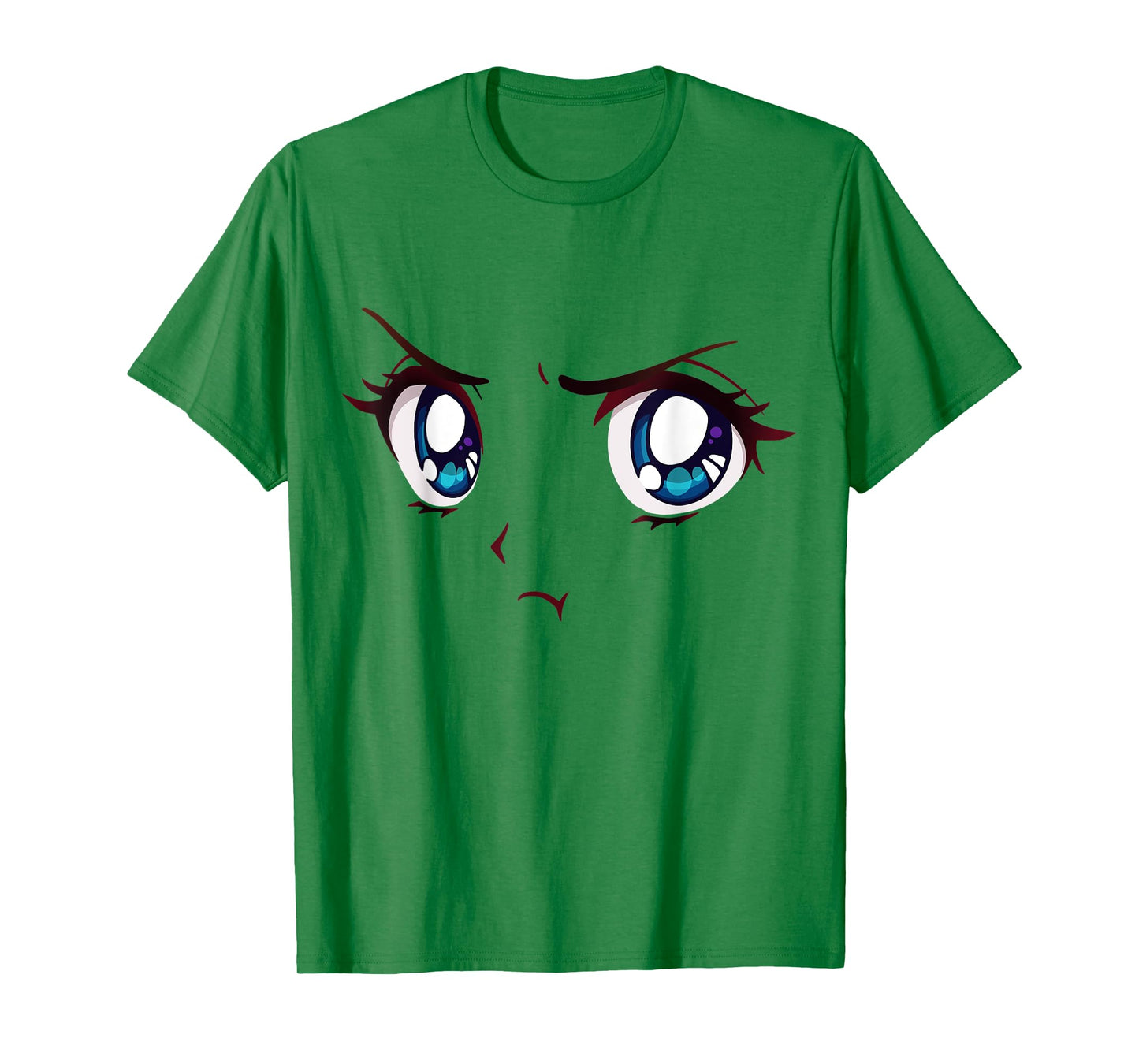 Angry Anime Eyes Shirt Face Mood Aesthetic Anime Merch T-Shirt