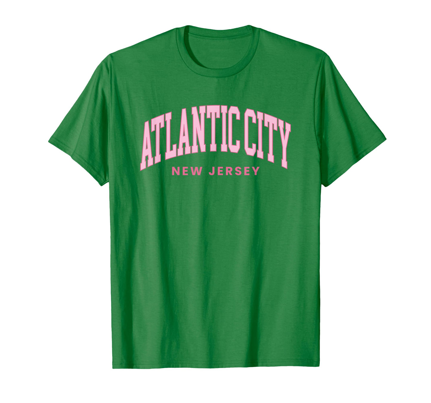 Atlantic City New Jersey Retro Preppy Throwback Womens Girls T-Shirt