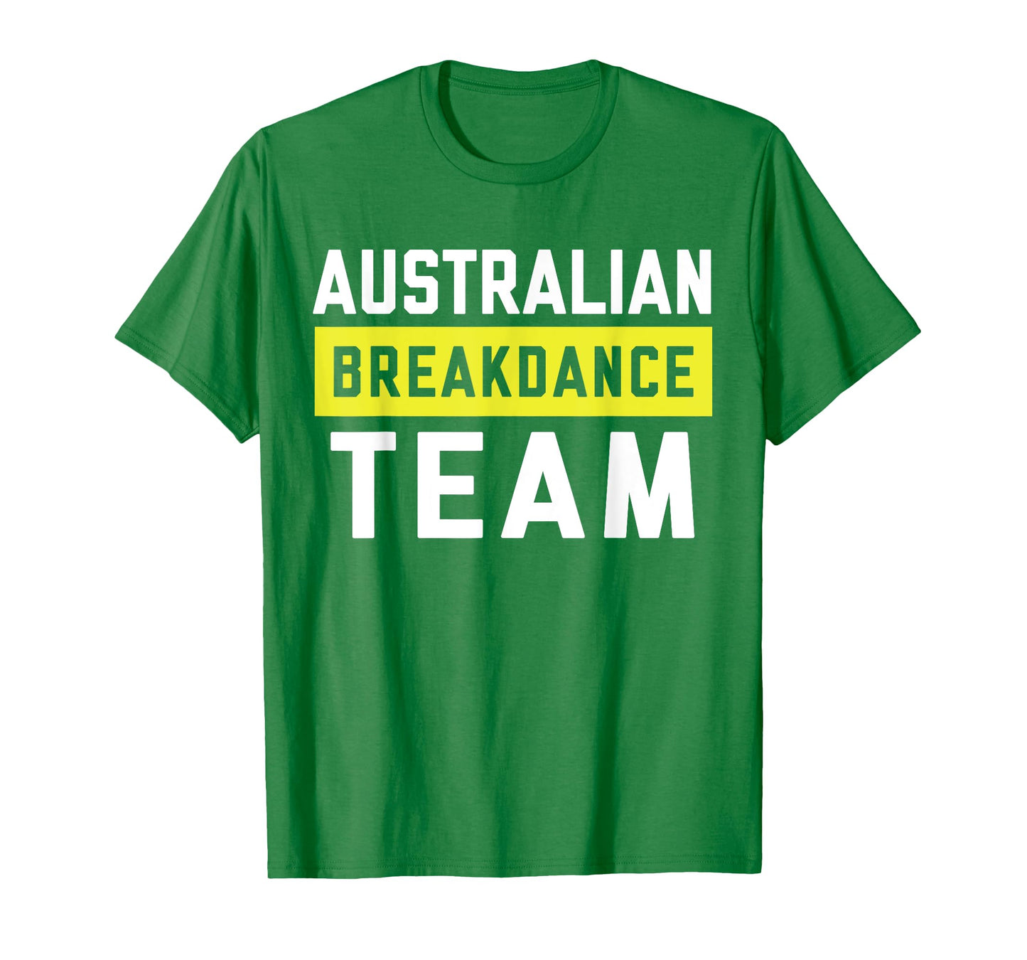 Australian Breakdancing Costume Team Break Dancer Matching T-Shirt