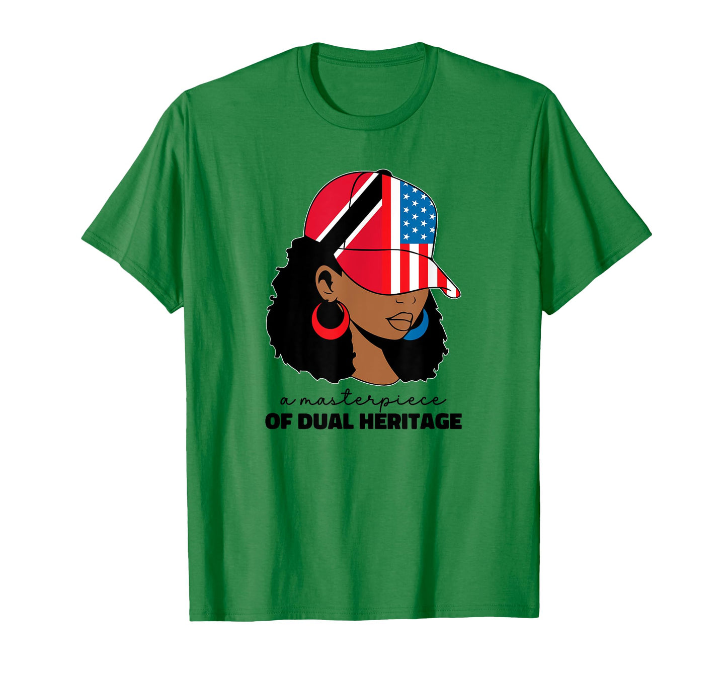 Half American And Trinidadian Usa Trinidad Tobago Flag Trini T-Shirt