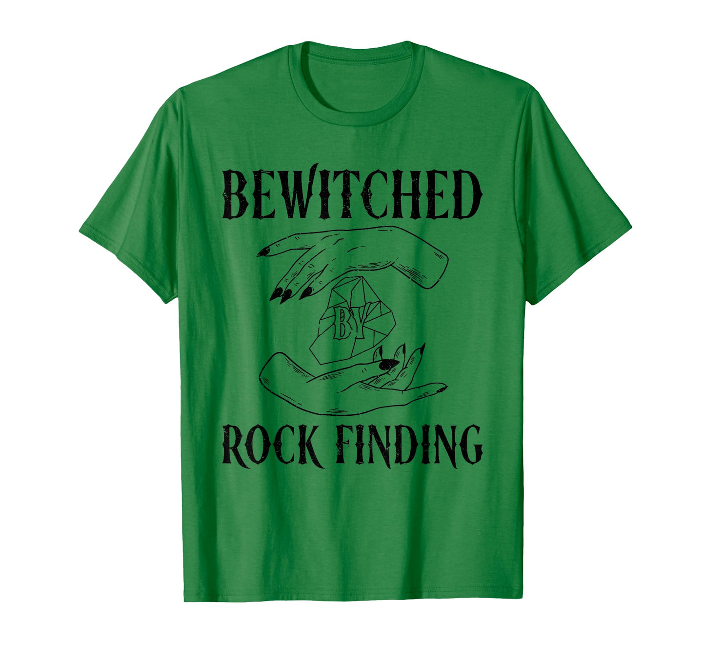 Bewitched By Rock Finding - Rockhounding Halloween T-Shirt