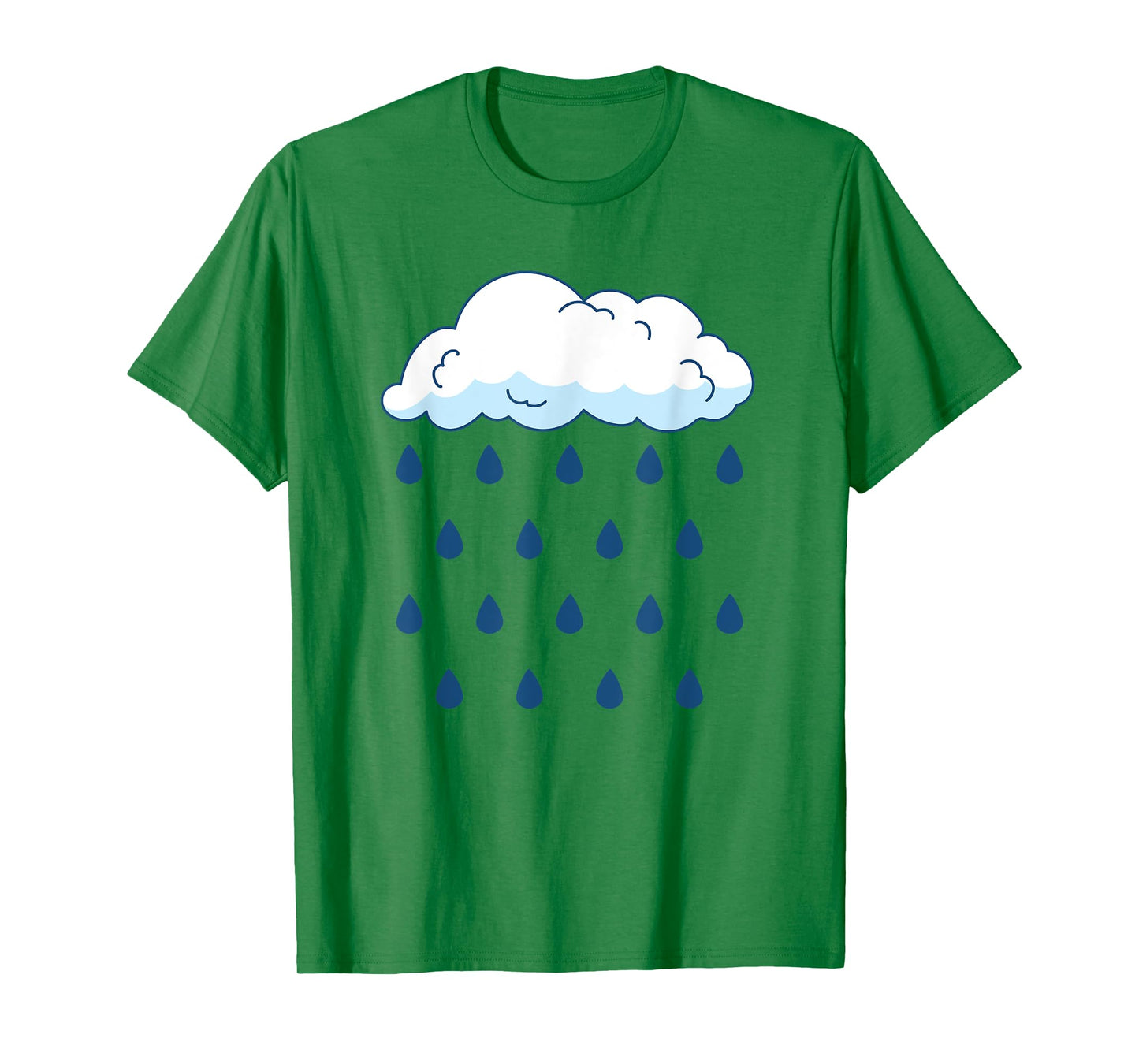 White Cloud Rain Drop Costume Christmas Halloween T-Shirt