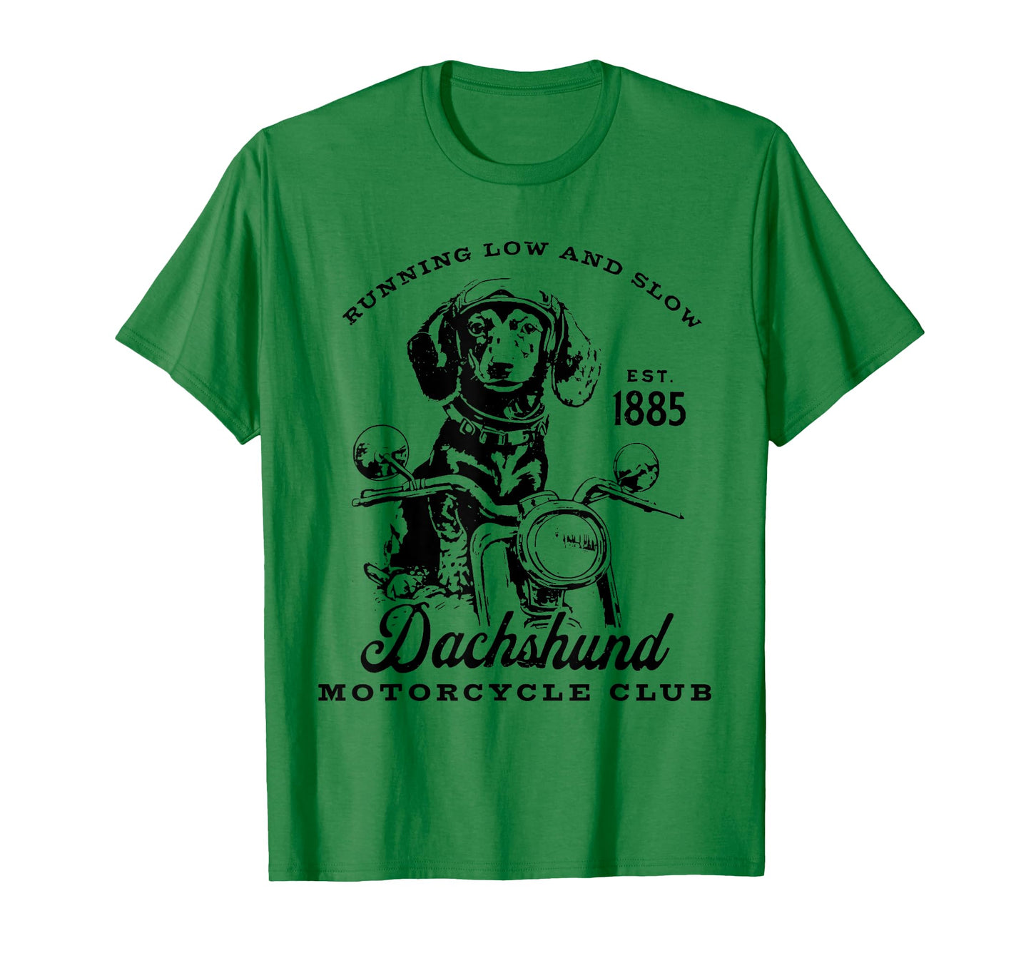 H&H New Life Clothing Unisex-Adults Dachshund Motorcycle Club Funny Quotes T-Shirt, Grey, Small