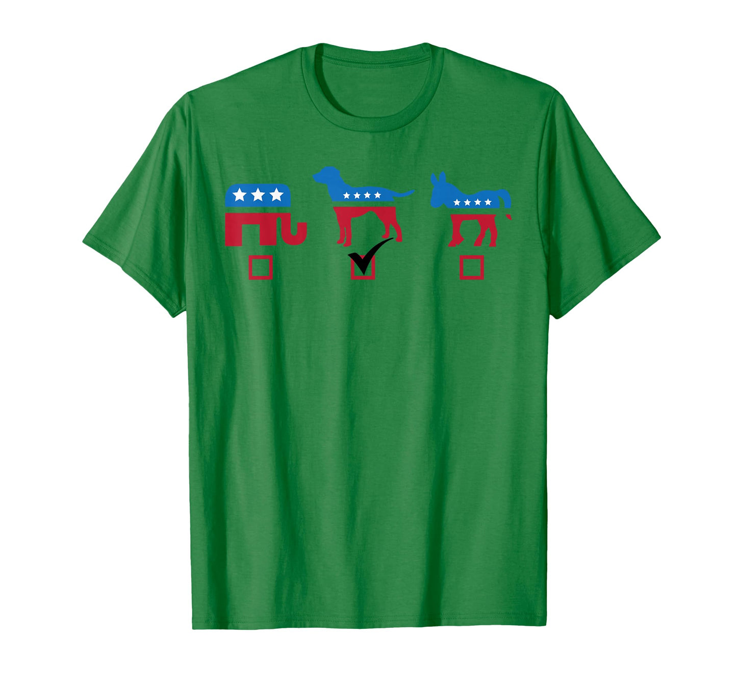 Elephant Dog Donkey Choose My Dog Would Do A Better Job T-Shirt