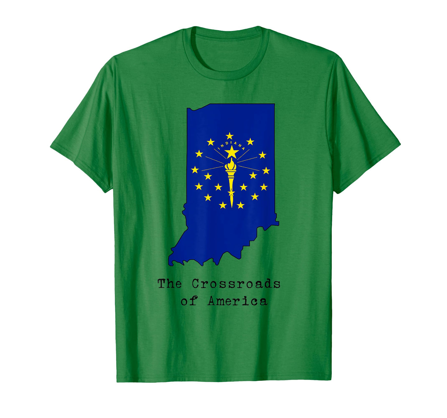 Indiana Crossroads US Home State Souvenir Hometown T-Shirt