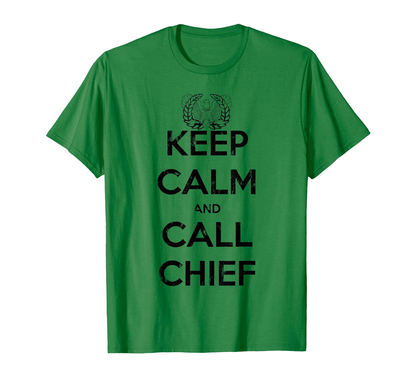 KEEP CALM and CALL CHIEF Warrant Officer Corps Eagle Rising T-Shirt