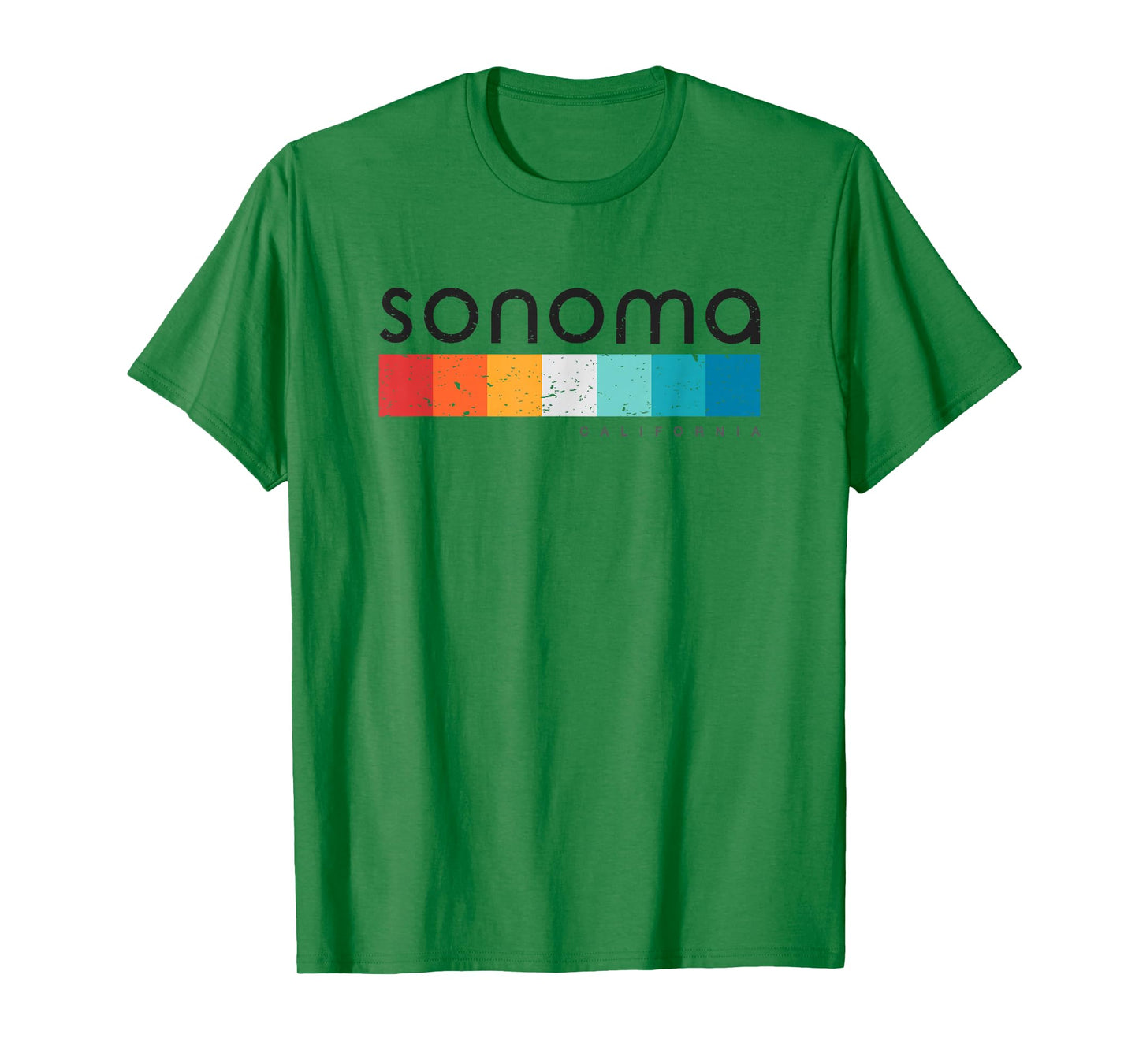 Sonoma California CA USA Retro Design T-Shirt