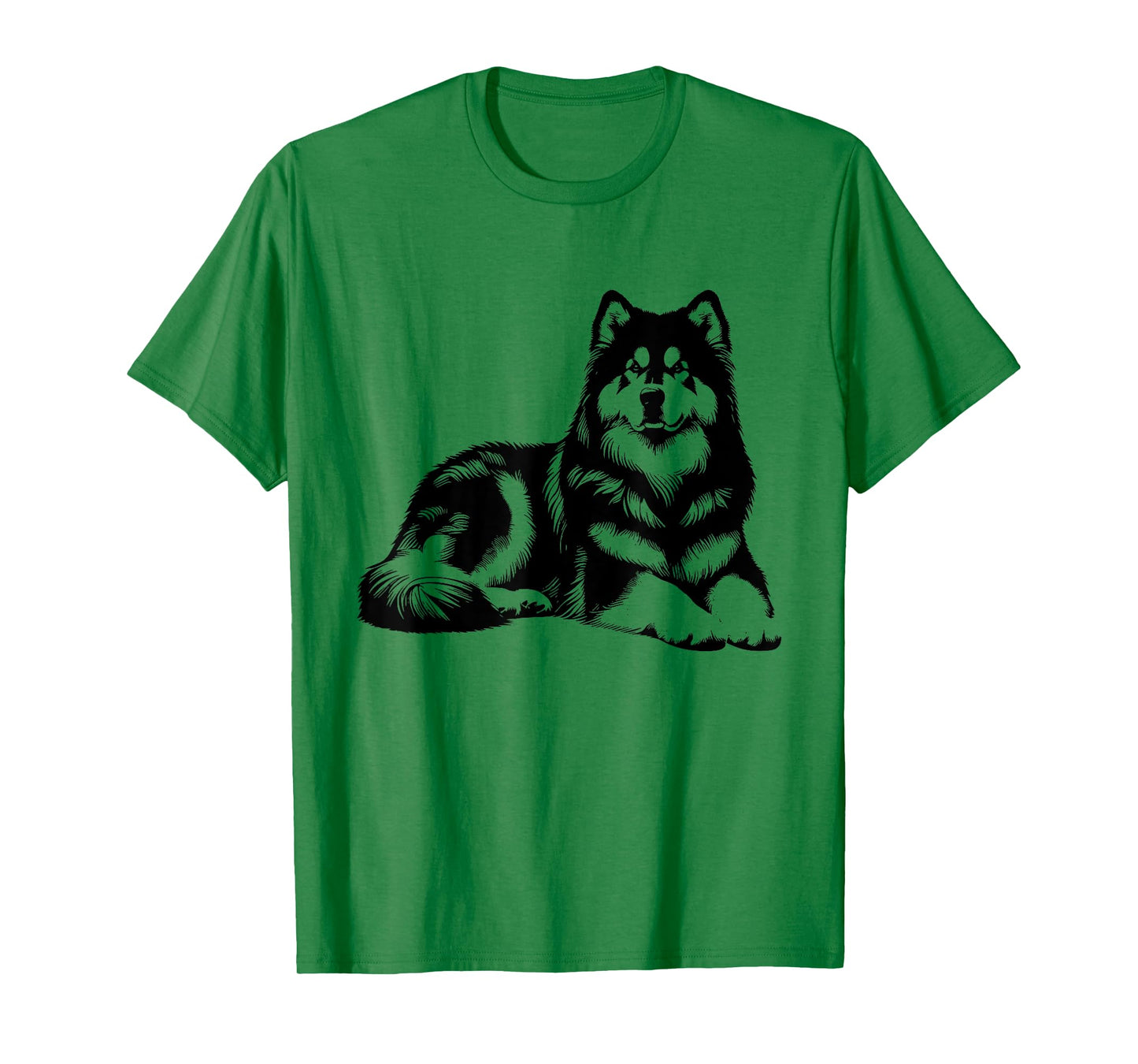 Dog Dad Mom Lover - Monochromatic Alaskan Malamute T-Shirt