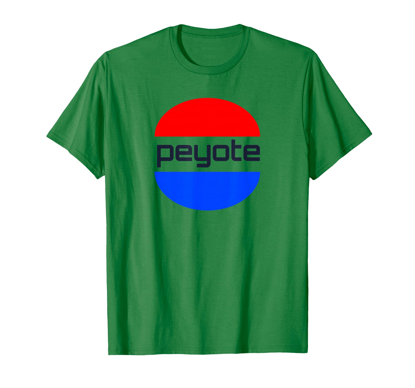 Peyote - Cool font With a Blue And Red Sphere Graphic T-Shirt