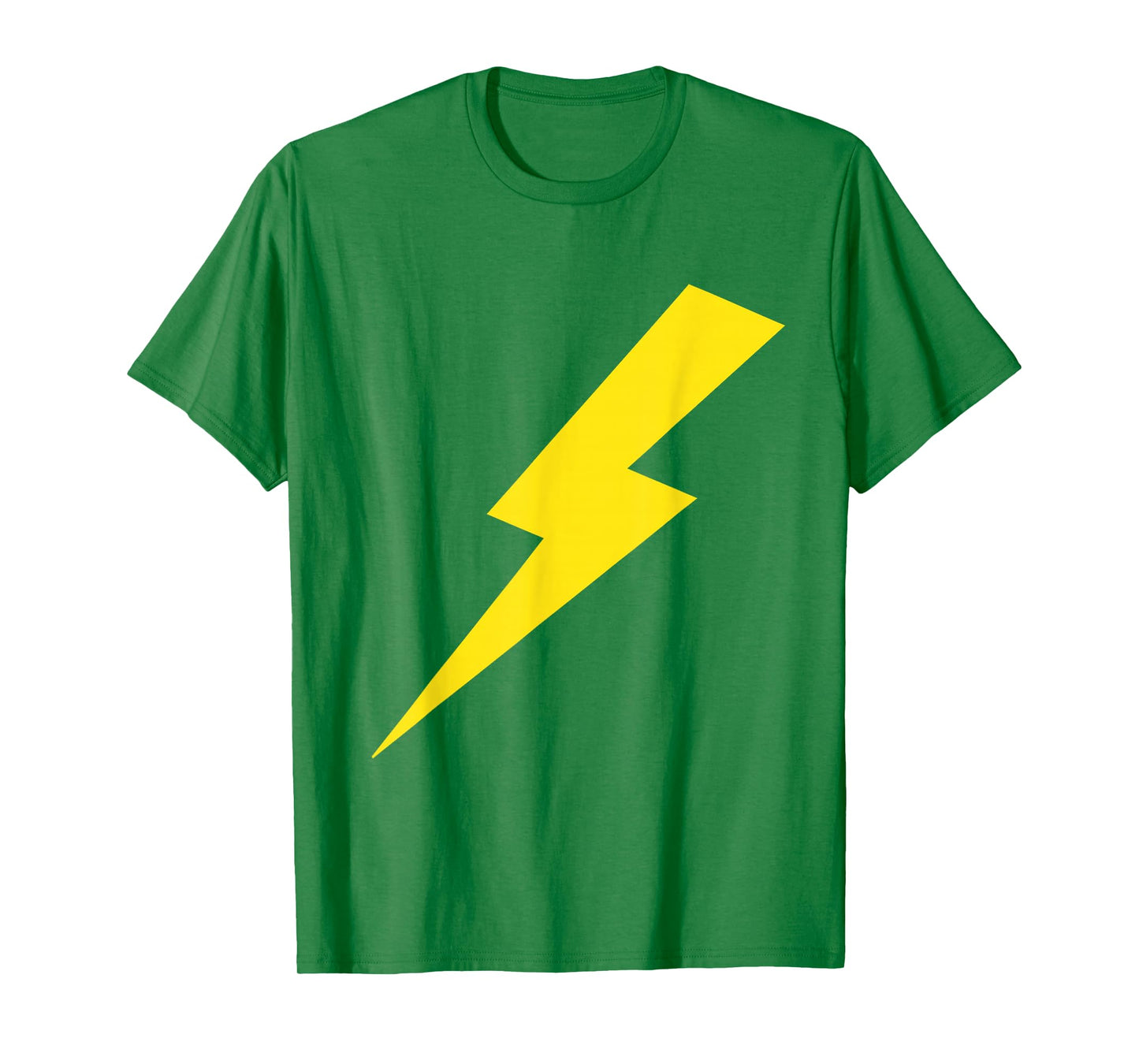 Cool Lightning Bolt Yellow Print Tee Shirt T-Shirt