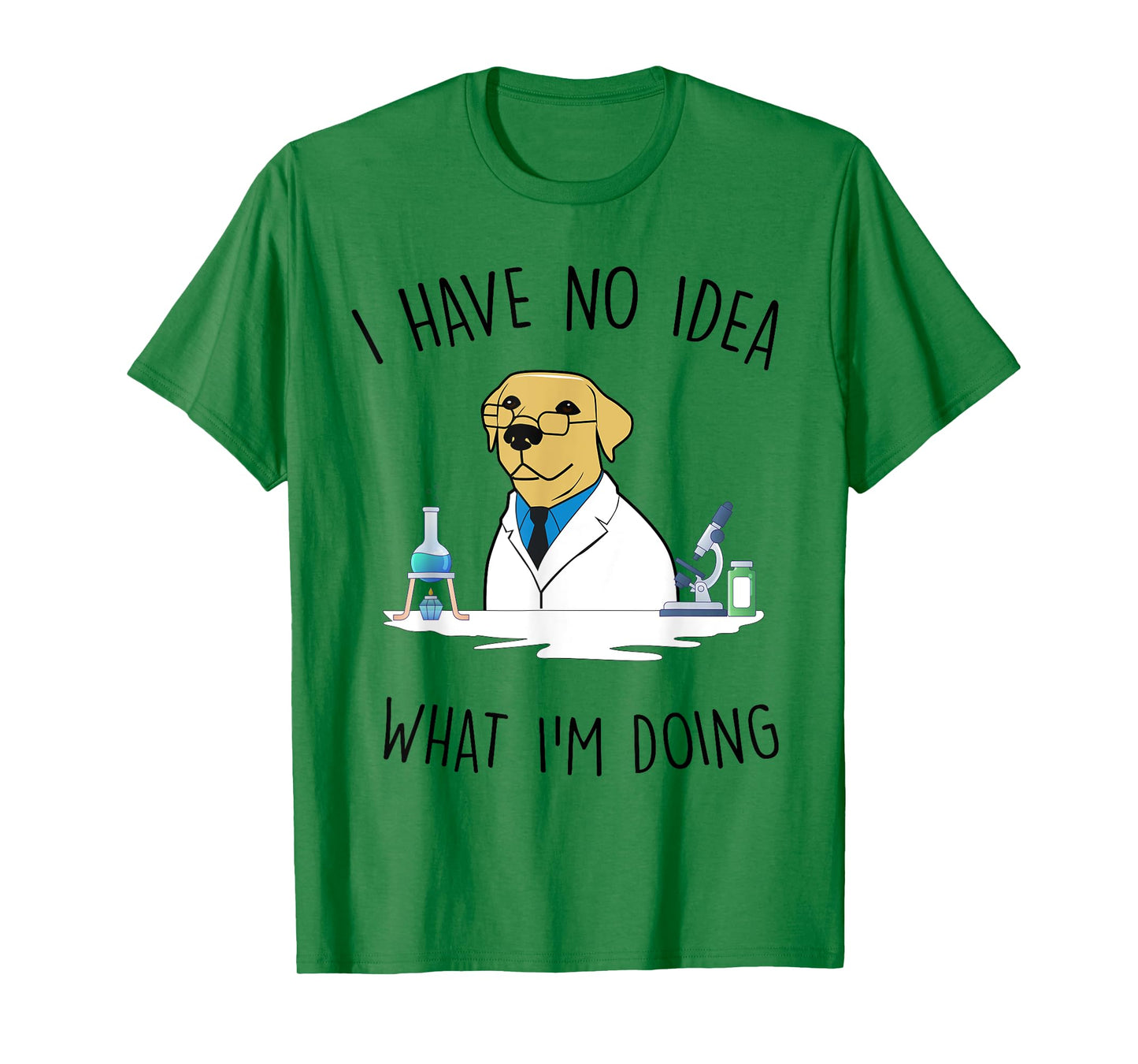Laboratory Retriever Golden Chemistry Laboratory T-Shirt