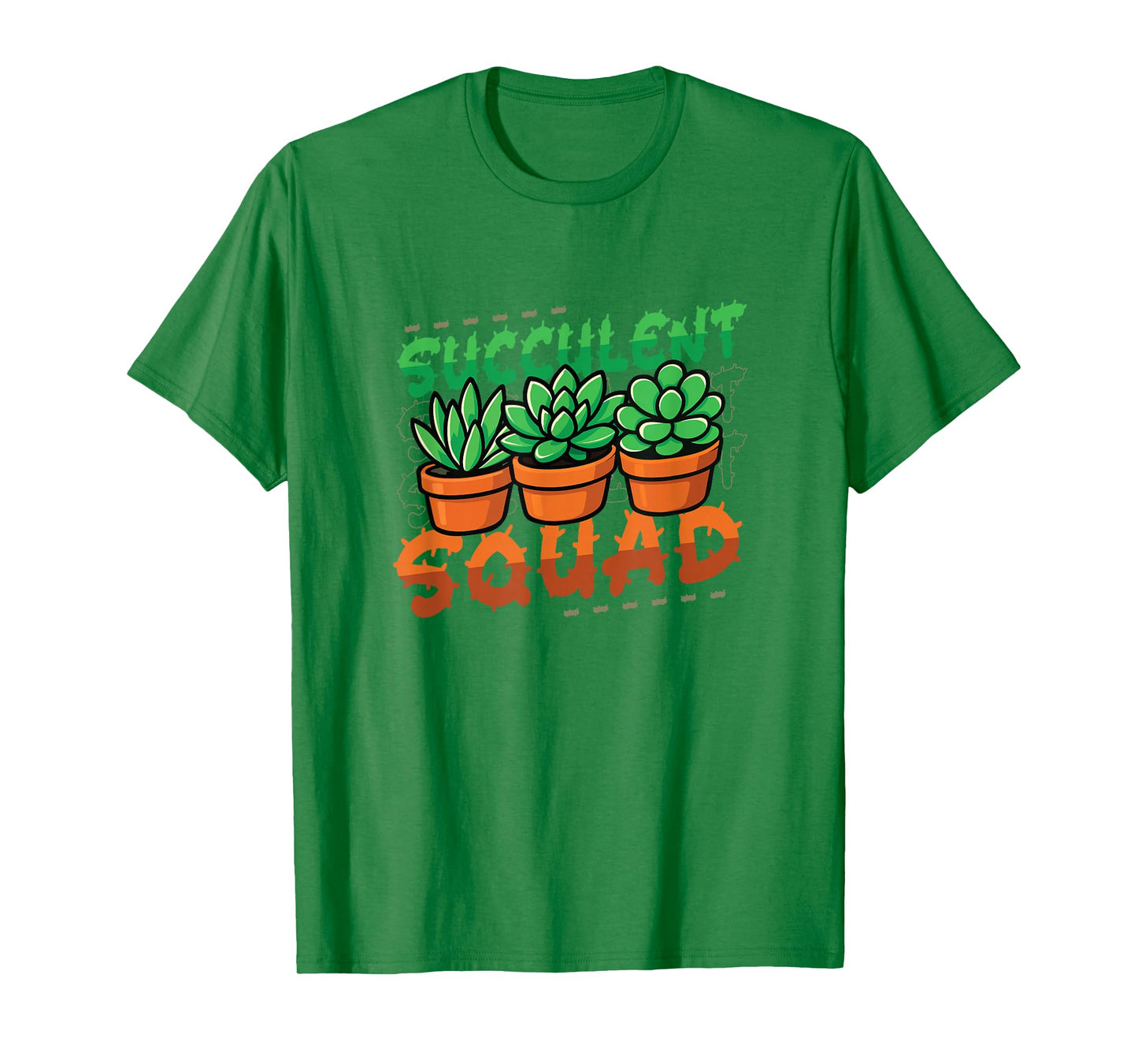 Succulent Squad Funny Plant Lover Cactus T-Shirt