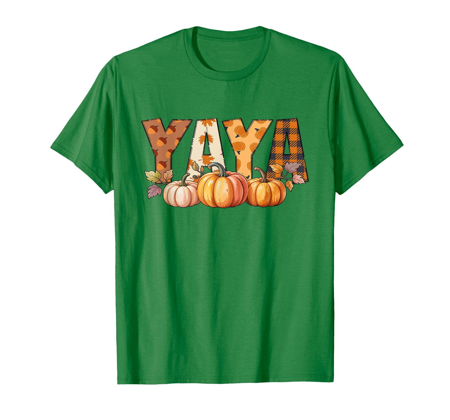 Yaya with Pumpkins Fall Celebration Design for Autumn Fun T-Shirt