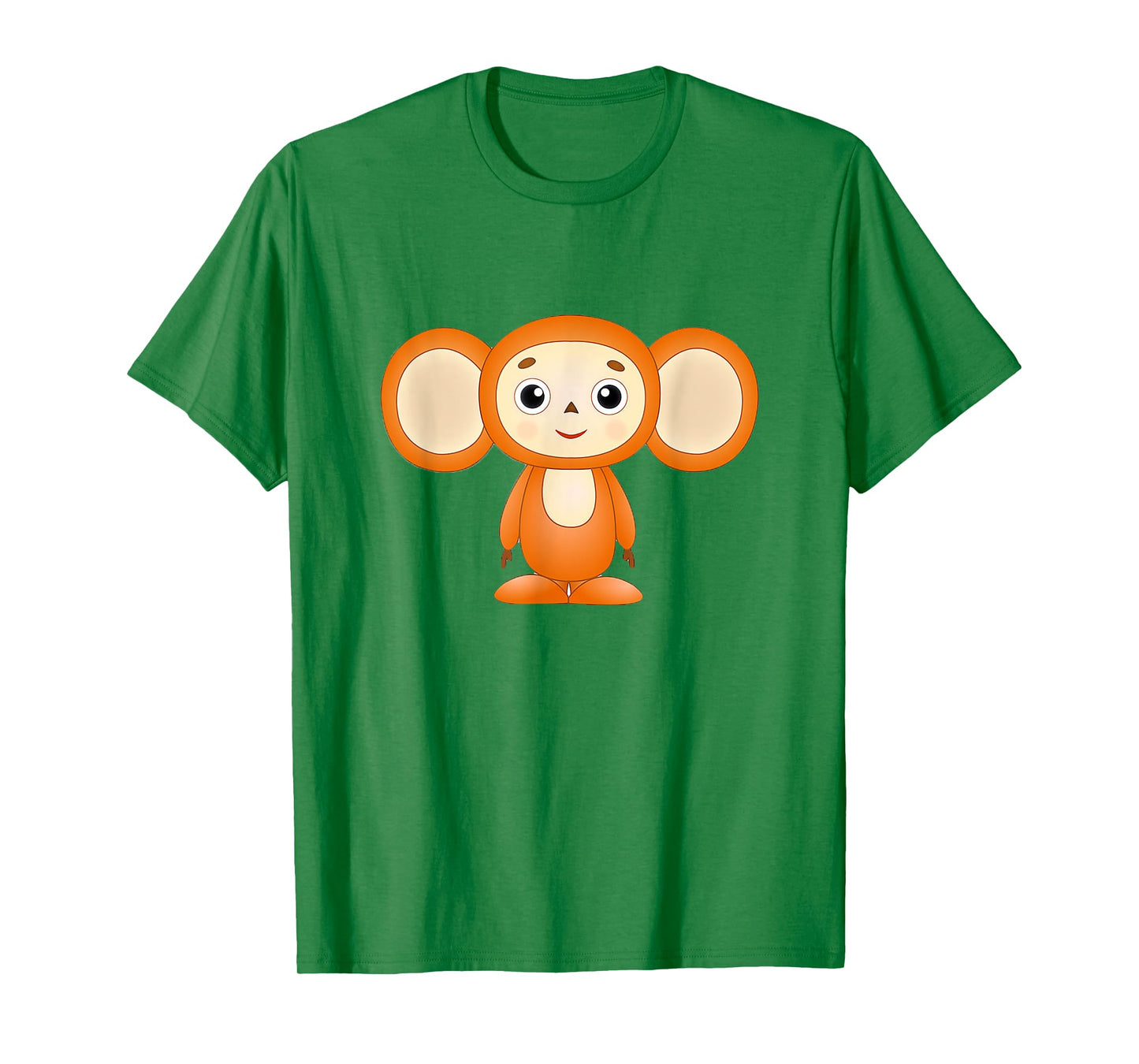 VUV Cheburashka T-Shirt - Unisex-Adults, Red, Small, Short Sleeve