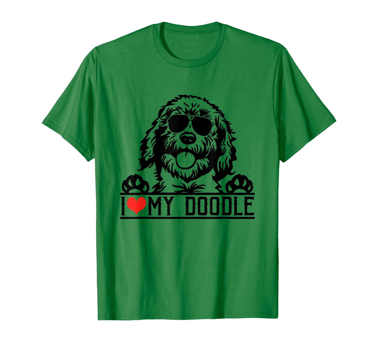 I Love My Doodle Goldendoodle Mom Labradoodle Dog Owner T-Shirt for Men Women Kids