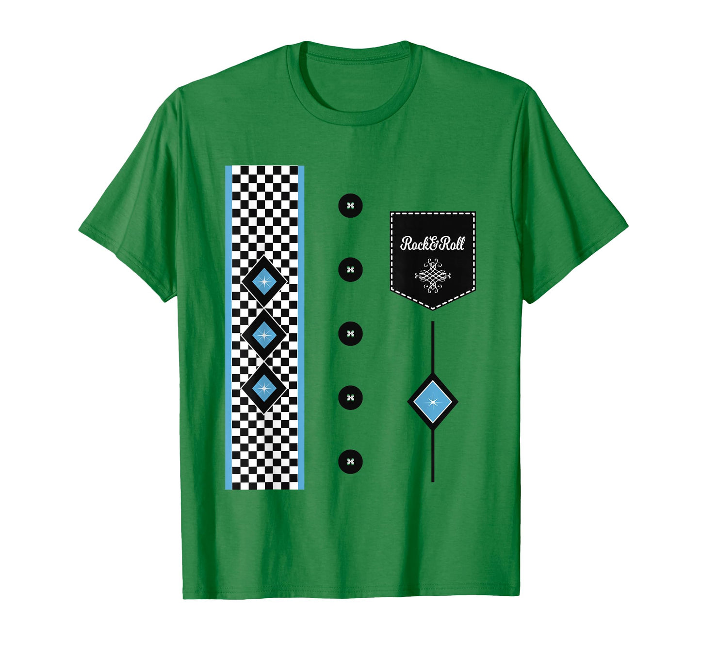 1950s Sock Hop Costume Retro 50s Rockabilly Bowling T-Shirt