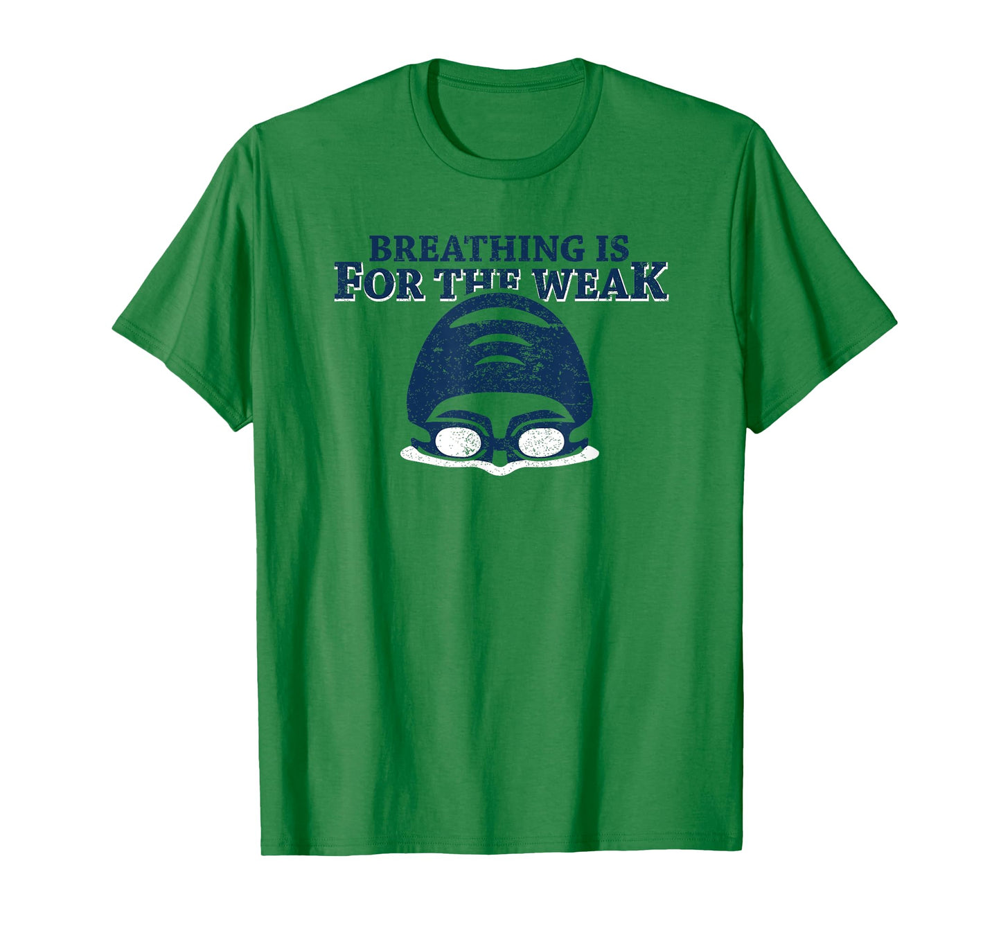 Meme Swimmer Breathing Is For The Weak Swimming T-Shirt T-Shirt