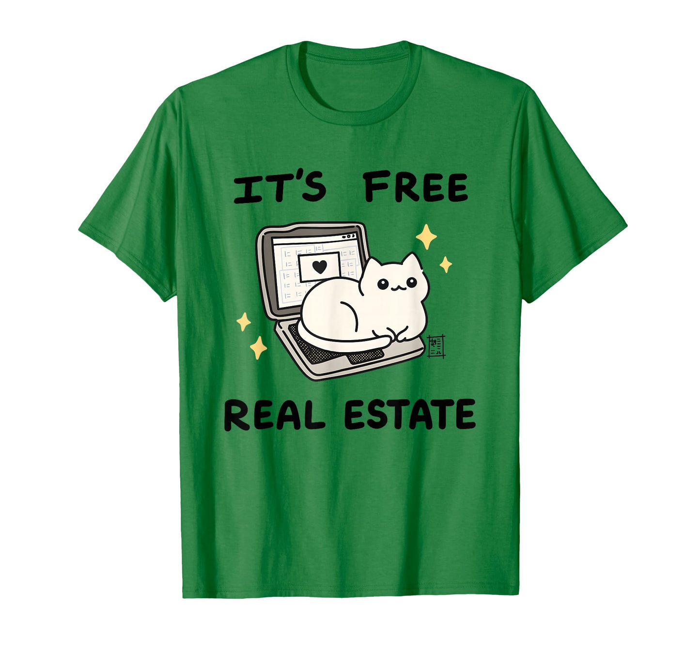 It’s Free Real Estate Laptop Kitty T-Shirt