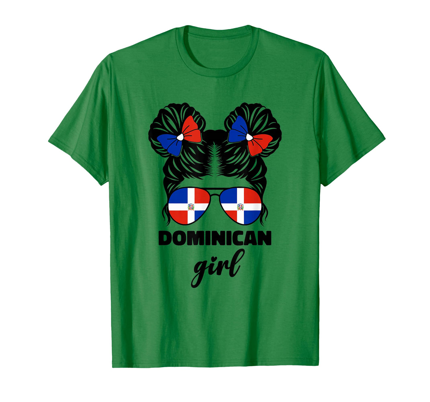 Dominican Girl Baby Kids Youth Republic Dominicana Flag T-Shirt