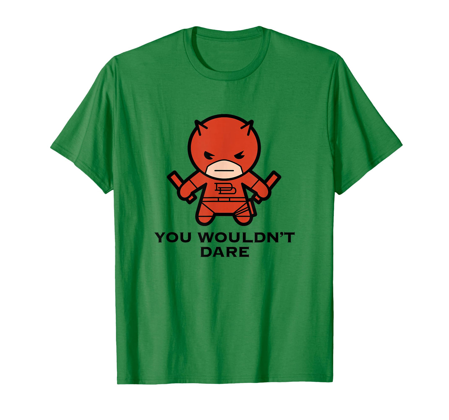 Marvel Kawaii You Wouldn't Dare Chibi Daredevil Portrait T-Shirt