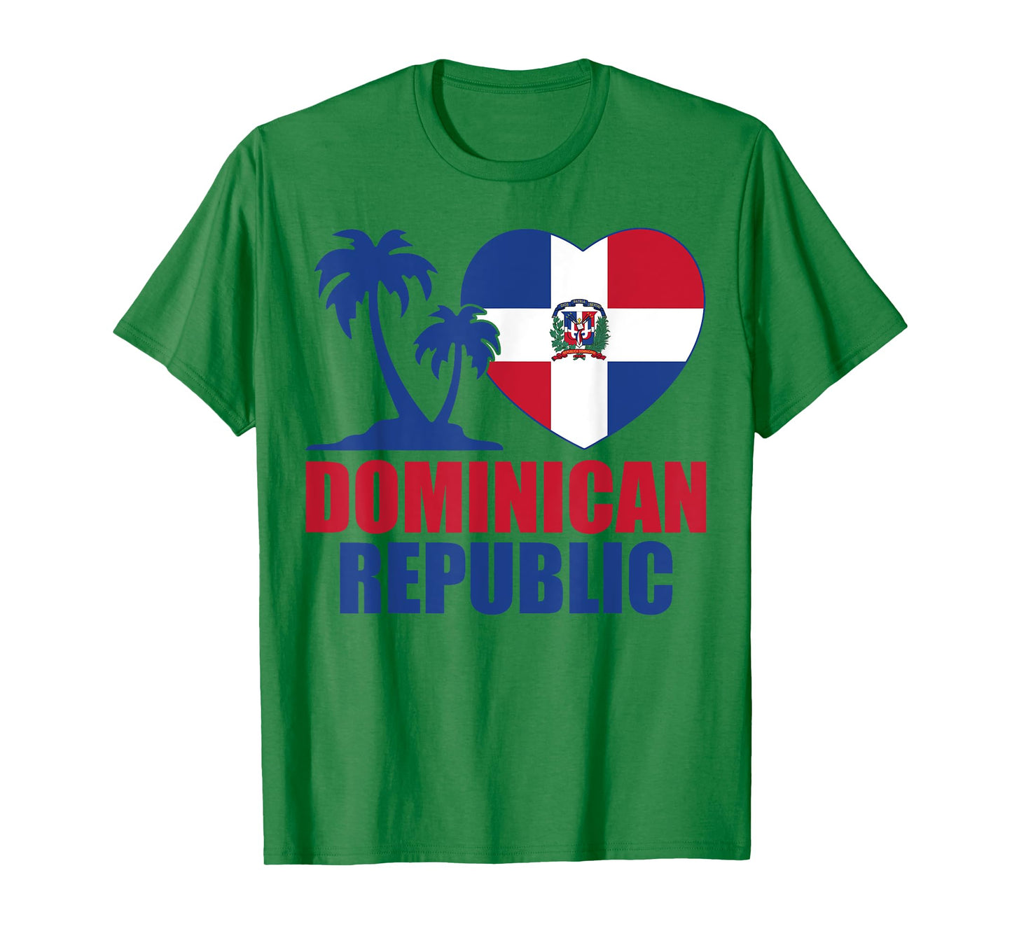 Dominican Republic Flag Independence Men Women Kids I Love T-Shirt