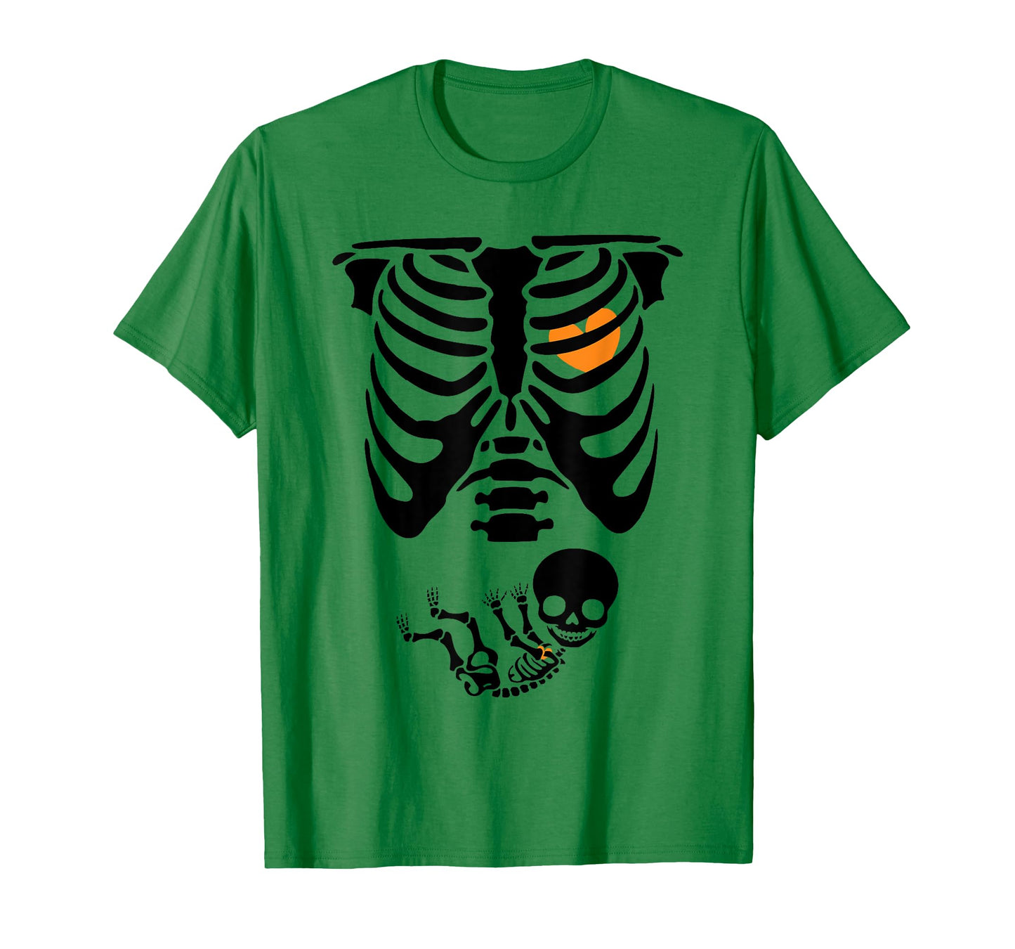 Skeleton Pregnancy Halloween Spooky Mom To Be Baby Reveal T-Shirt