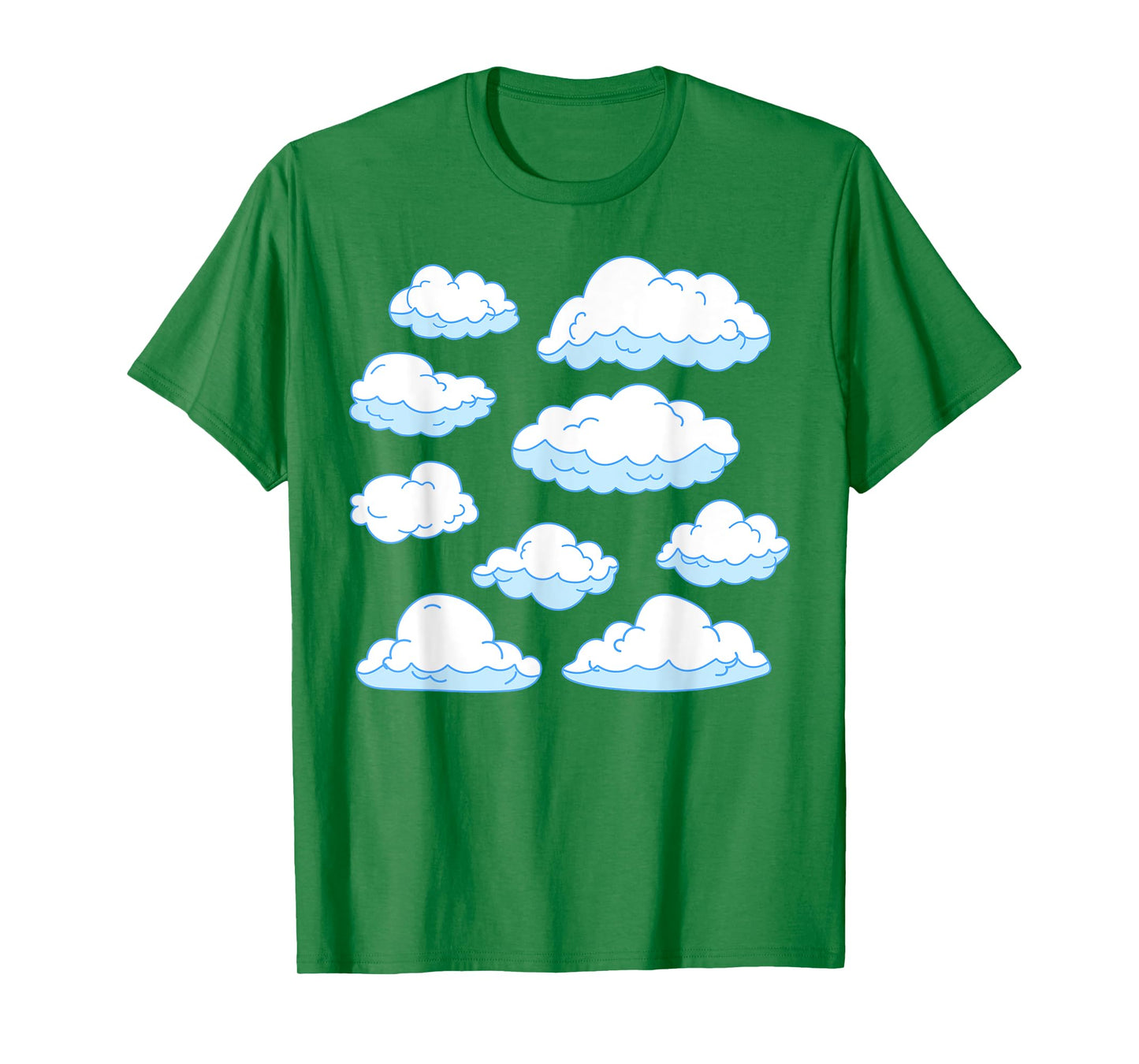 Sky Clouds Cool Atmosphere White Clouds T-Shirt
