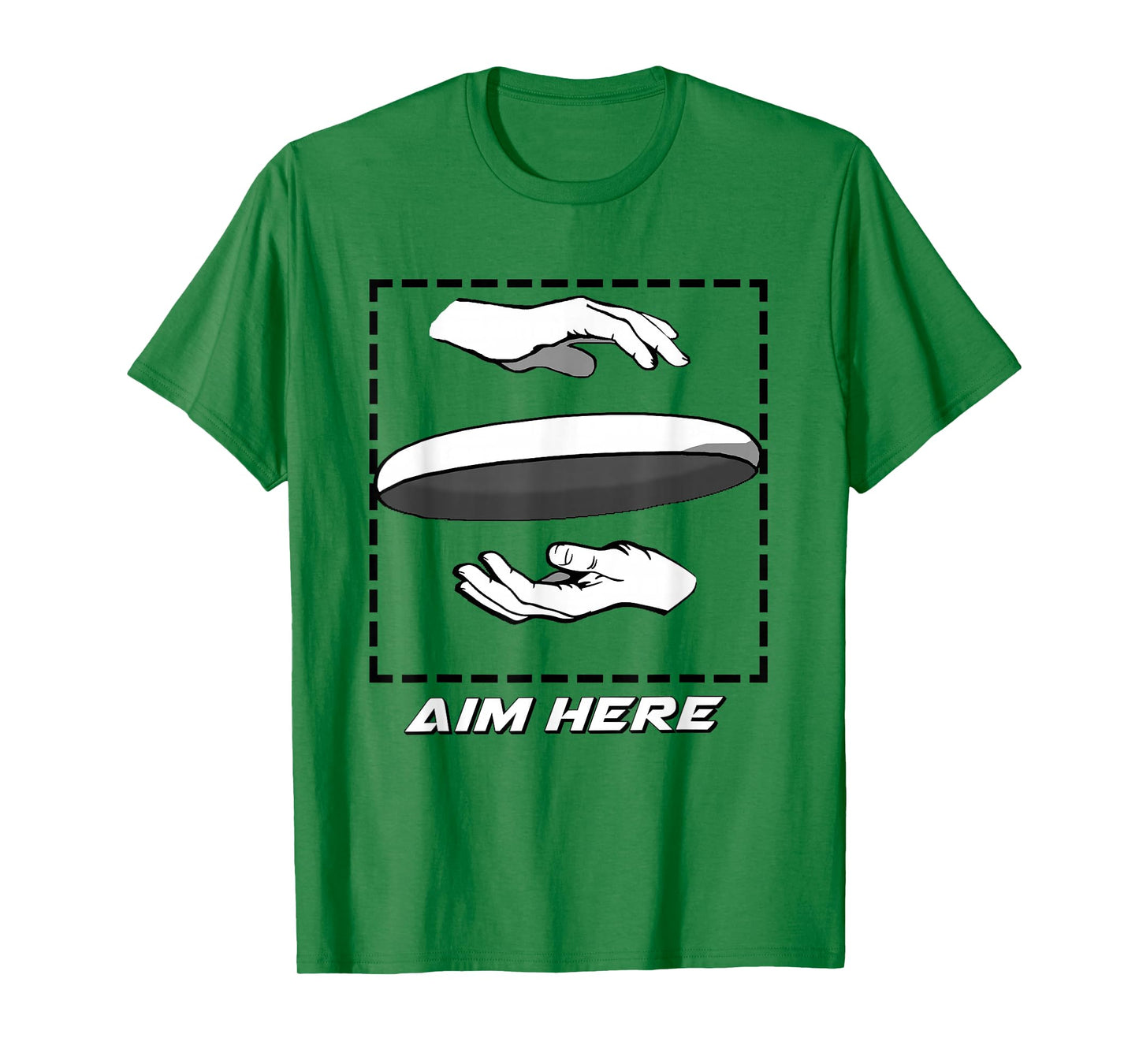 Aim Here. Ultimate Frisbee Shirt T-Shirt