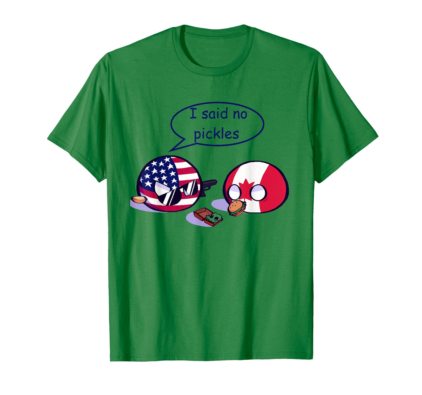 Countryballs Canada USA T-Shirt