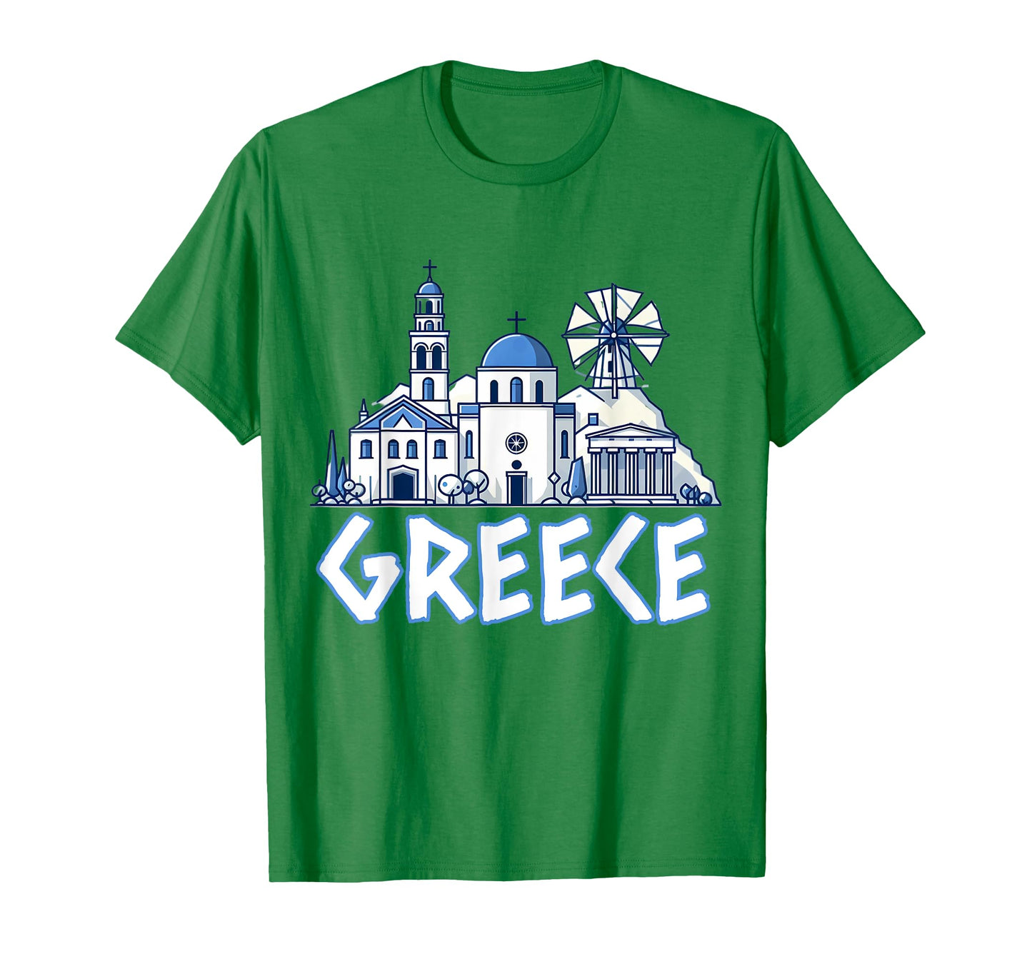 Greece Greek Island Vacation Souvenir Santorini Myconos Kos T-Shirt