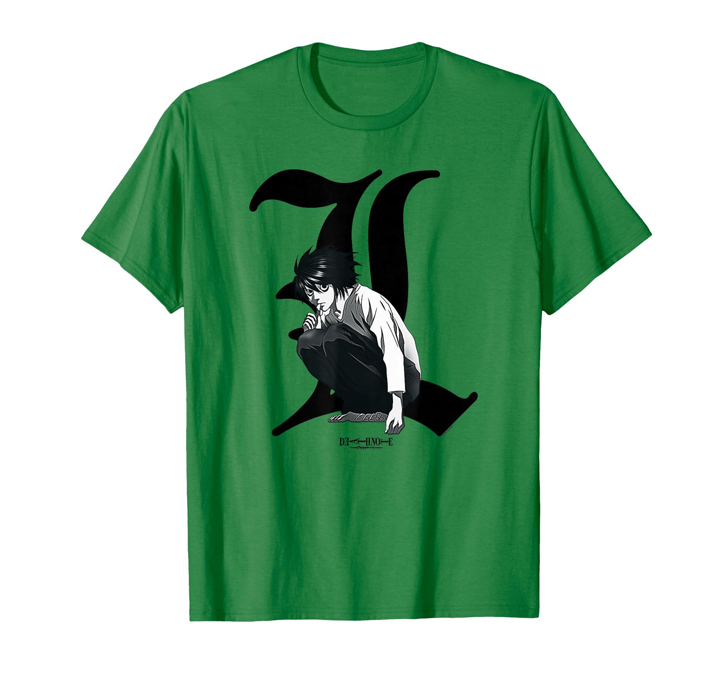 Death Note Old English L Anime T-Shirt