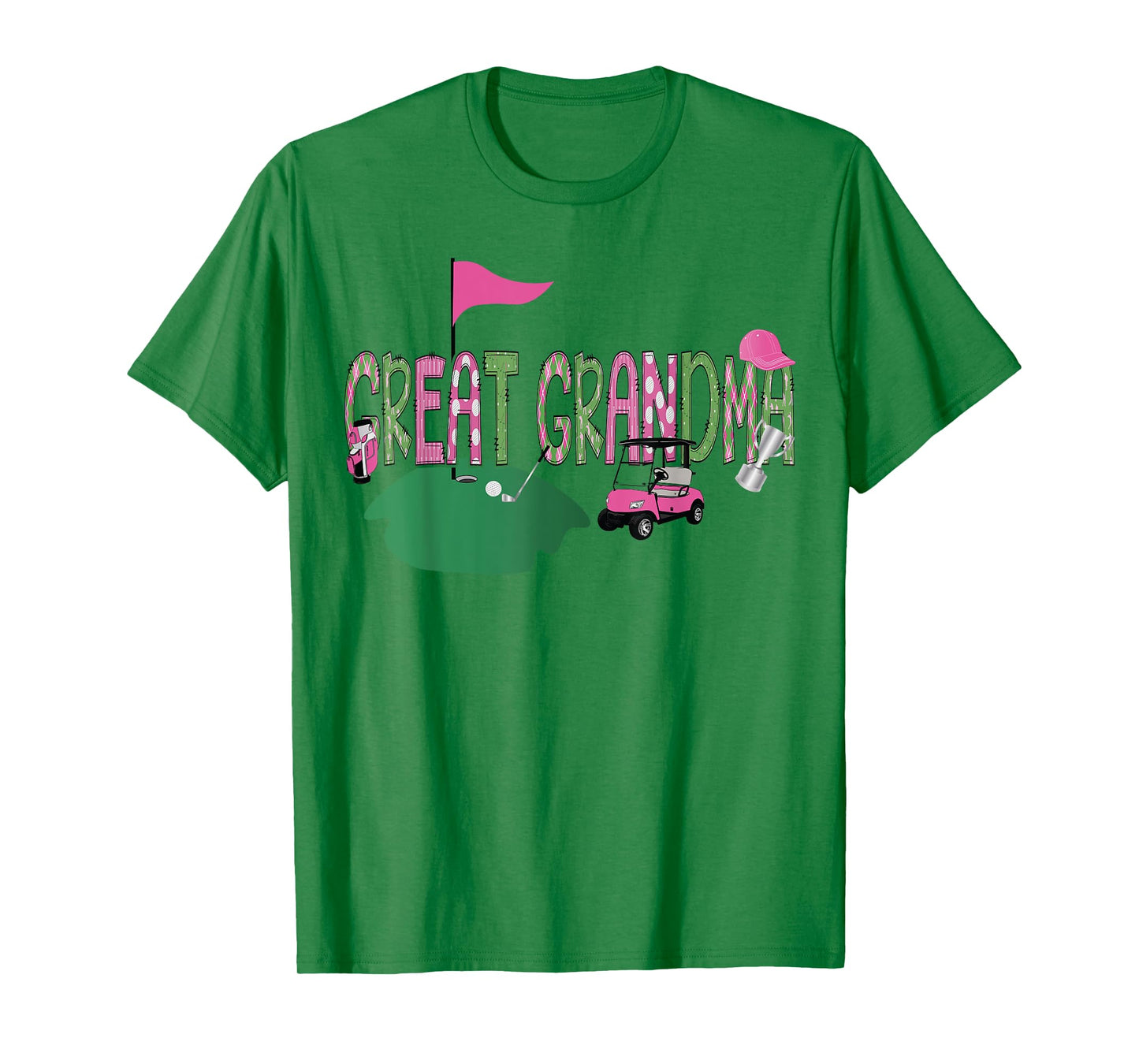 Golf Great Grandma Hole In One Golf 1St Birthday Party T-Shirt