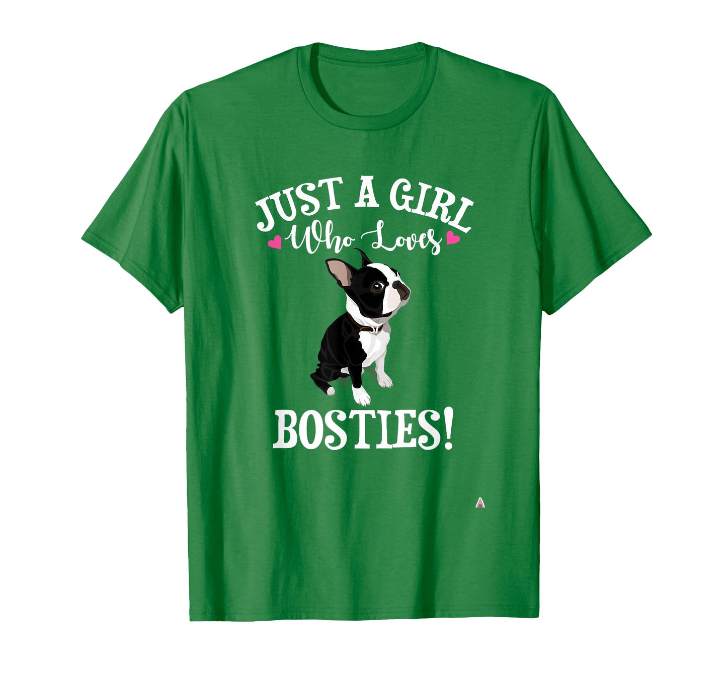 Womens Kids Girl Who Loves Boston Terrier Lover T-Shirt