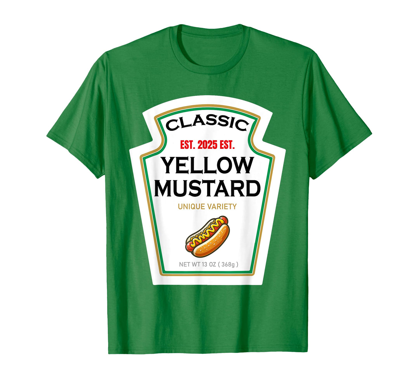 Yellow Mustard DIY Costume Matching Couples Groups Halloween T-Shirt