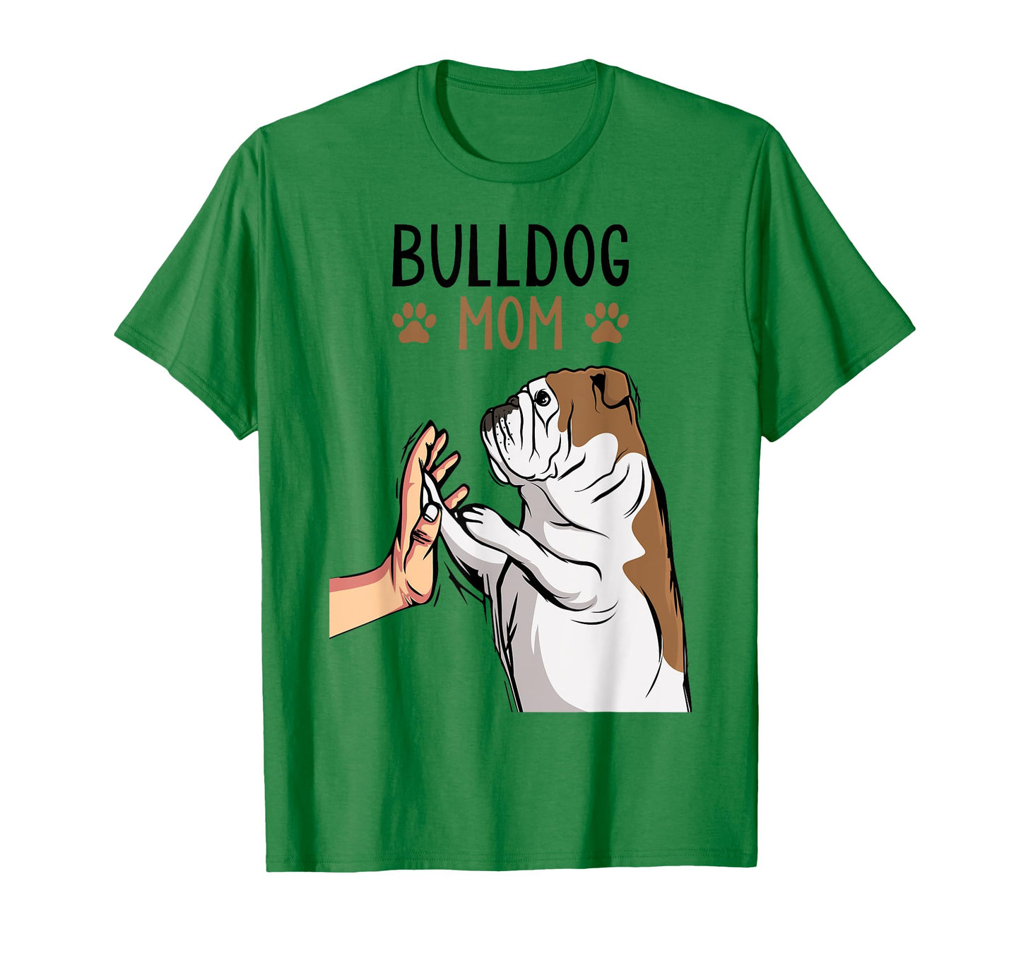 English Bulldog Mom Bully Dog Mama Funny Women T-Shirt