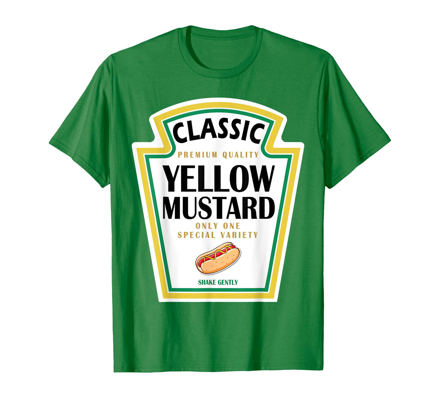 Yellow Mustard DIY Halloween Costume Matching Group Mustard T-Shirt