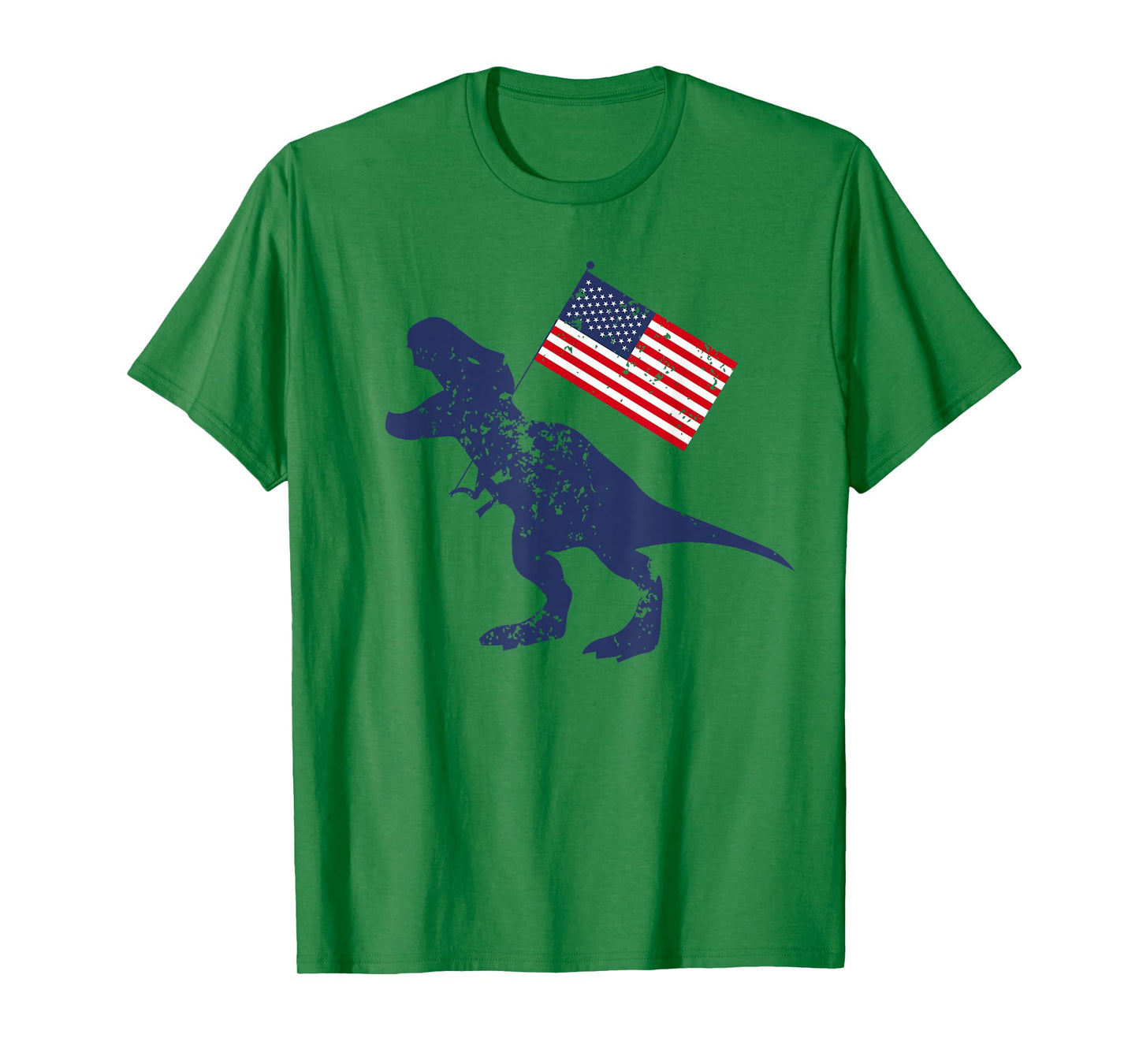 Awesome America American Dino Flag July 4th USA Dinosaur T-Shirt