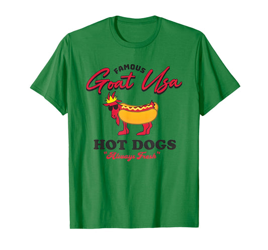 Famous Goat Usa Hot Dogs T-Shirt