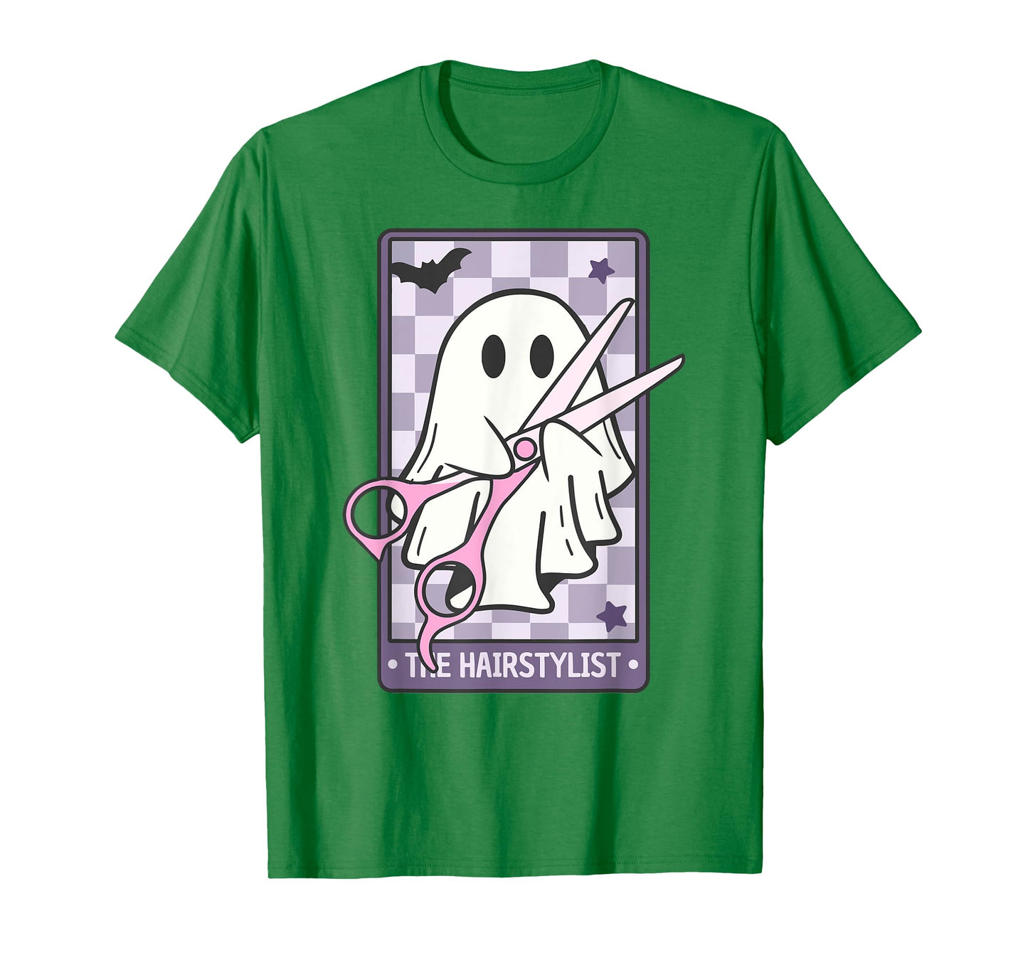 The Hairstylist Tarort Cute Cosmetologist Ghost Halloween T-Shirt