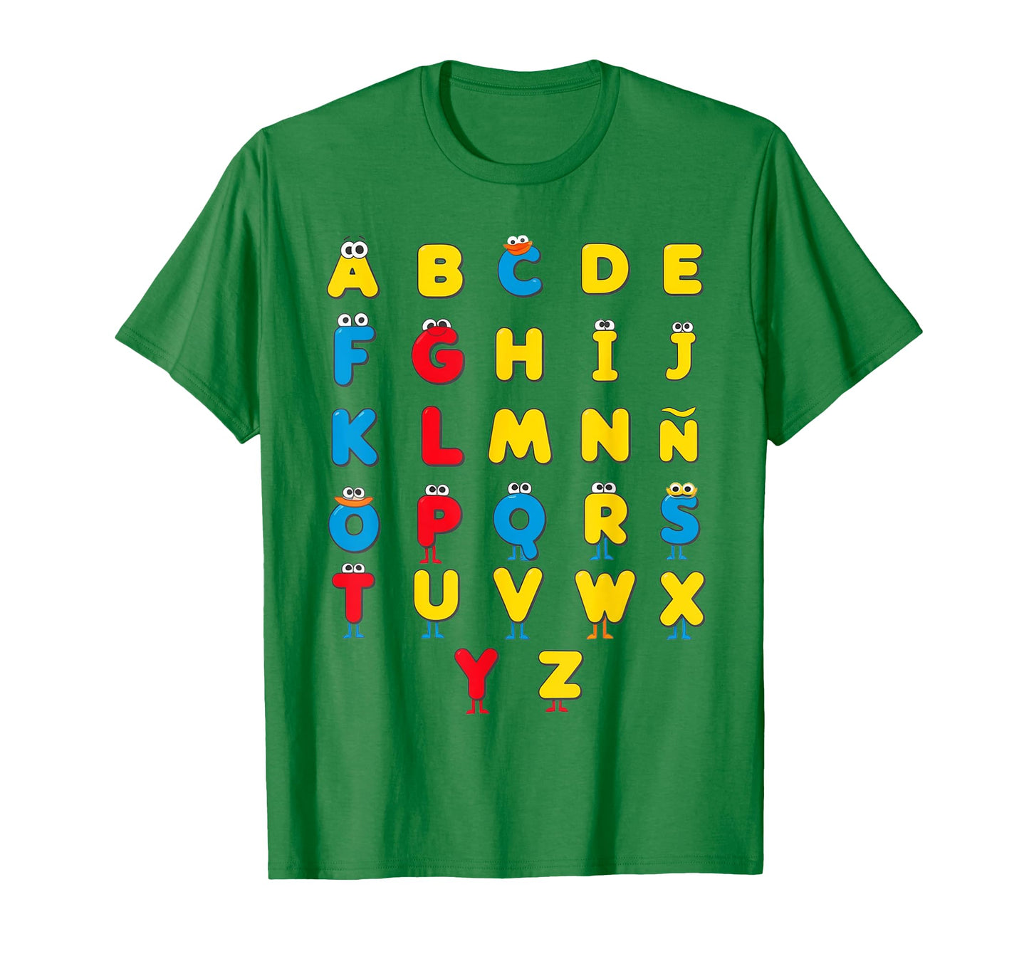 A to Z Funny Spanish Alphabet Children's T-Shirt T-Shirt