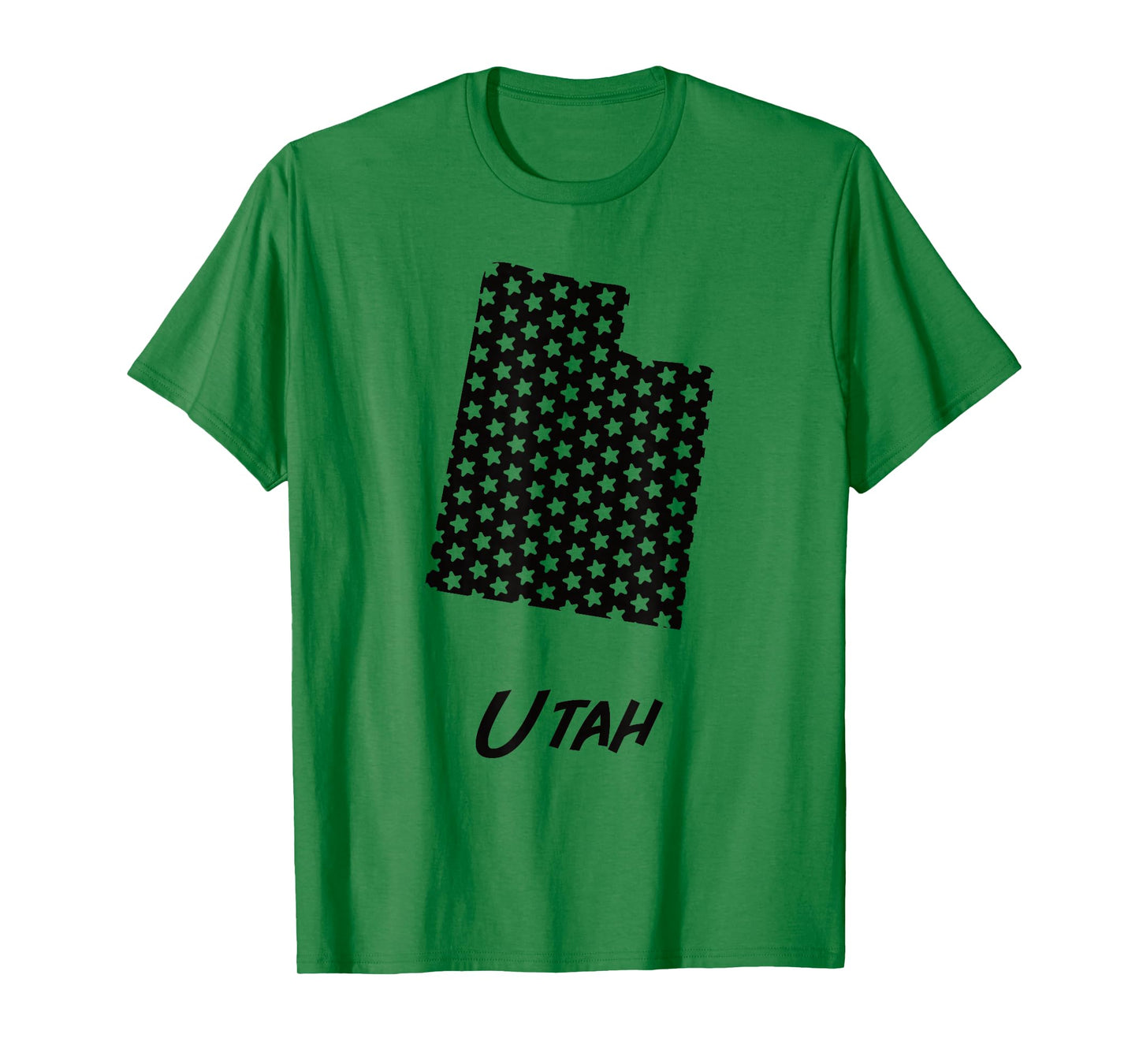 Utah USA State Outline Stars Vintage Retro Design T-Shirt