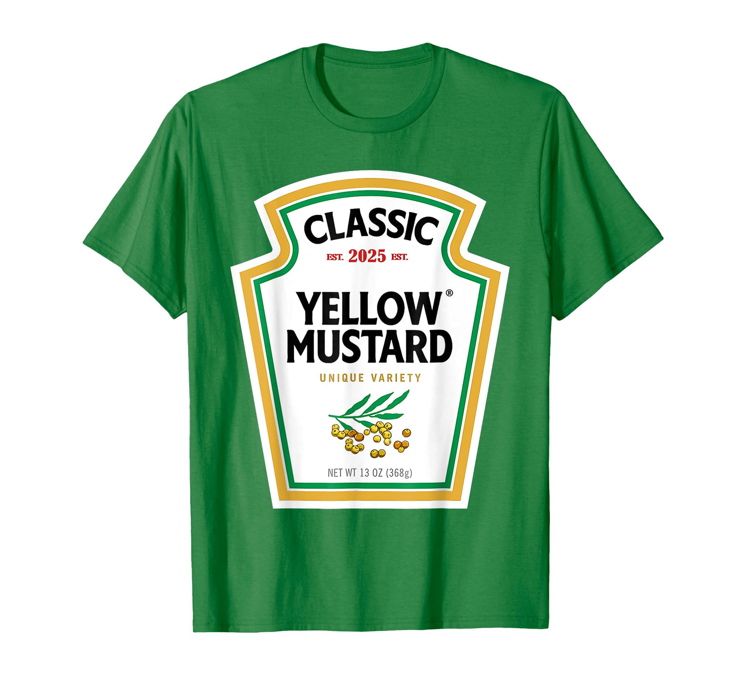 Yellow Mustard DIY Halloween Costume Matching Group Mustard T-Shirt