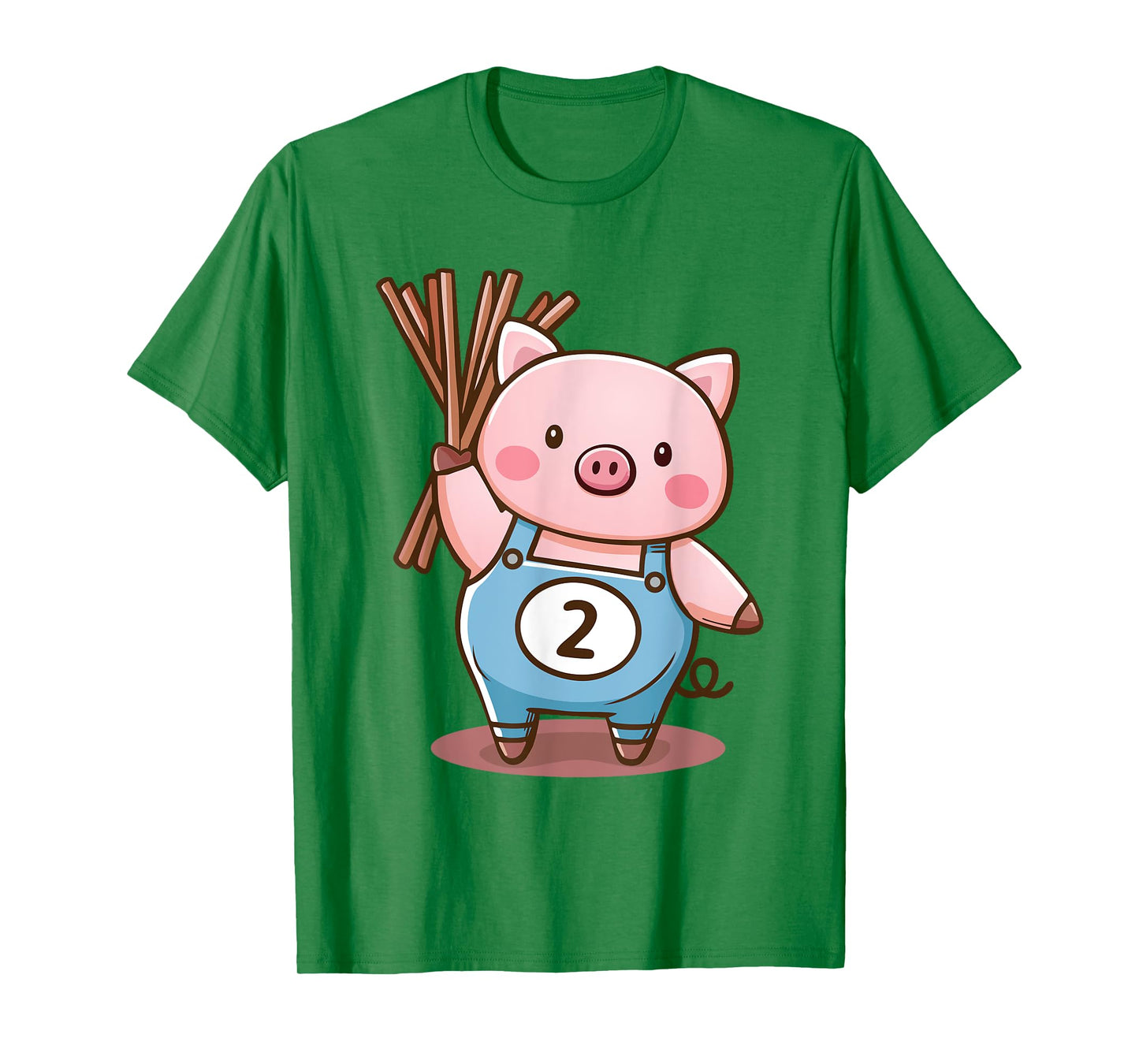 Three Little Pigs Pig 2 Costume Kids Adults T-Shirt