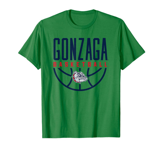 Gonzaga University Bulldogs Basketball Arch T-Shirt